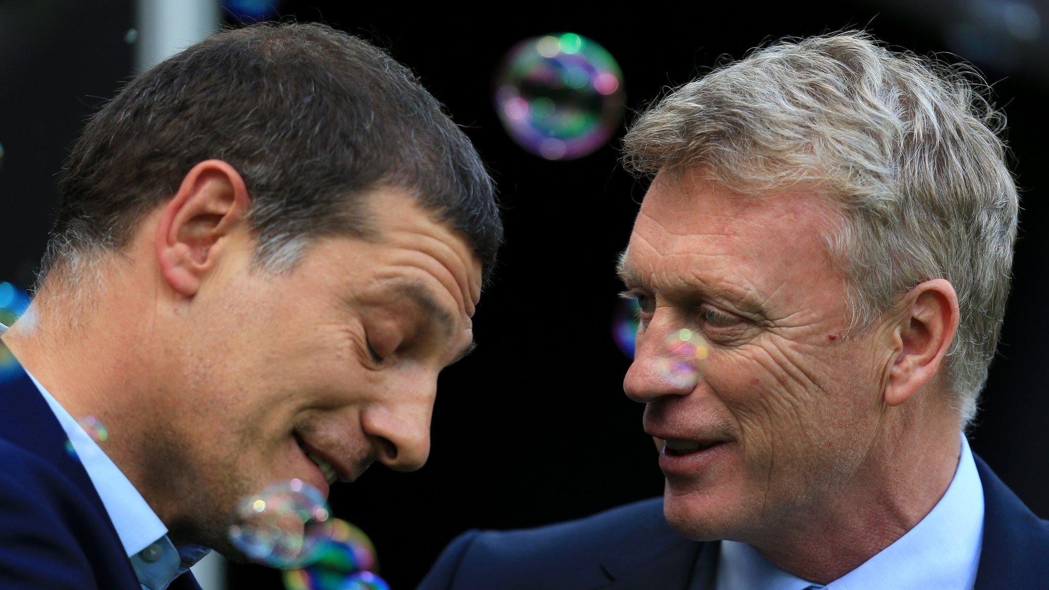 Slaven Bilic and David Moyes