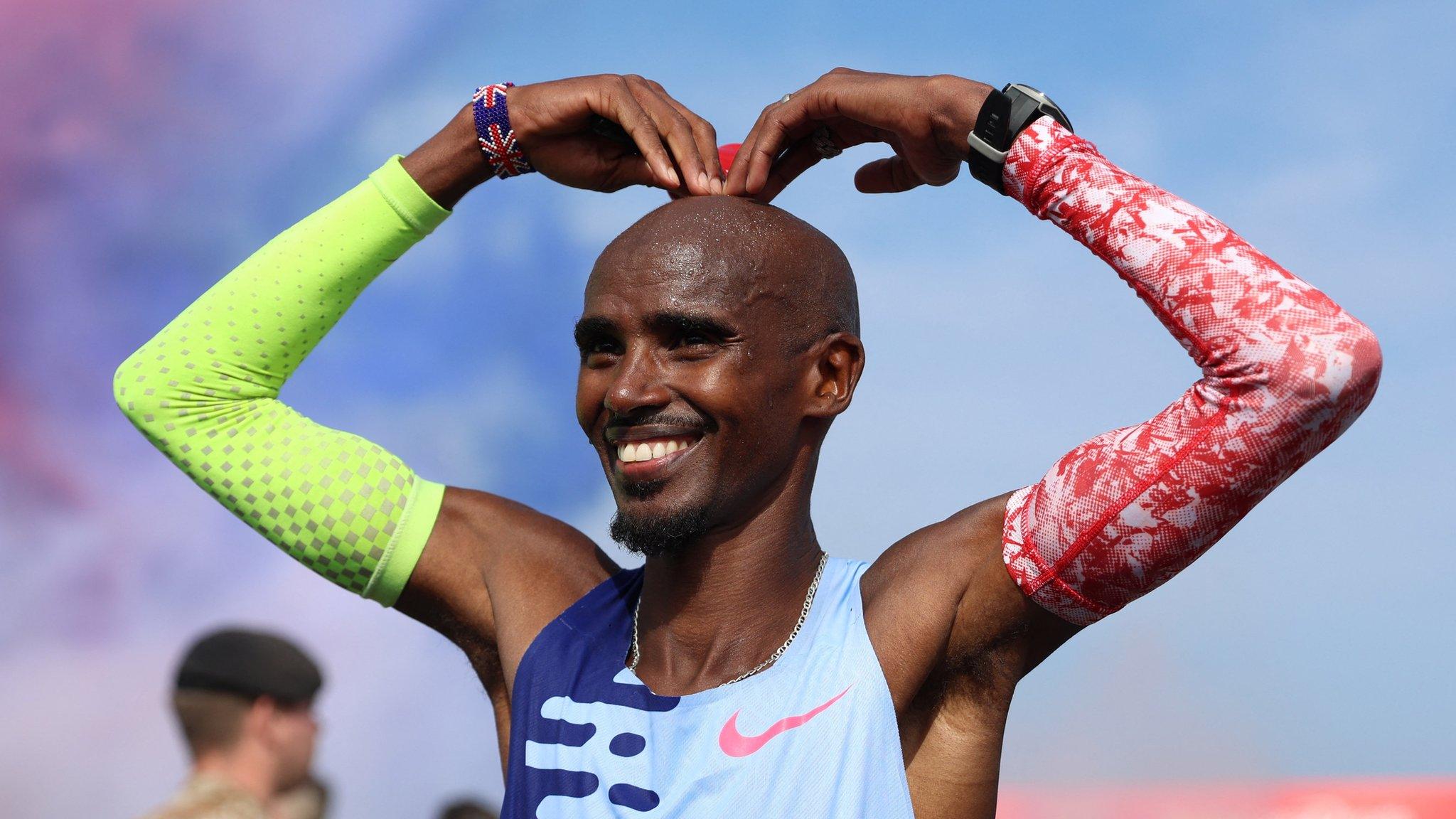 Ashford: Sir Mo Farah sends message of hope to Kent youth - BBC News