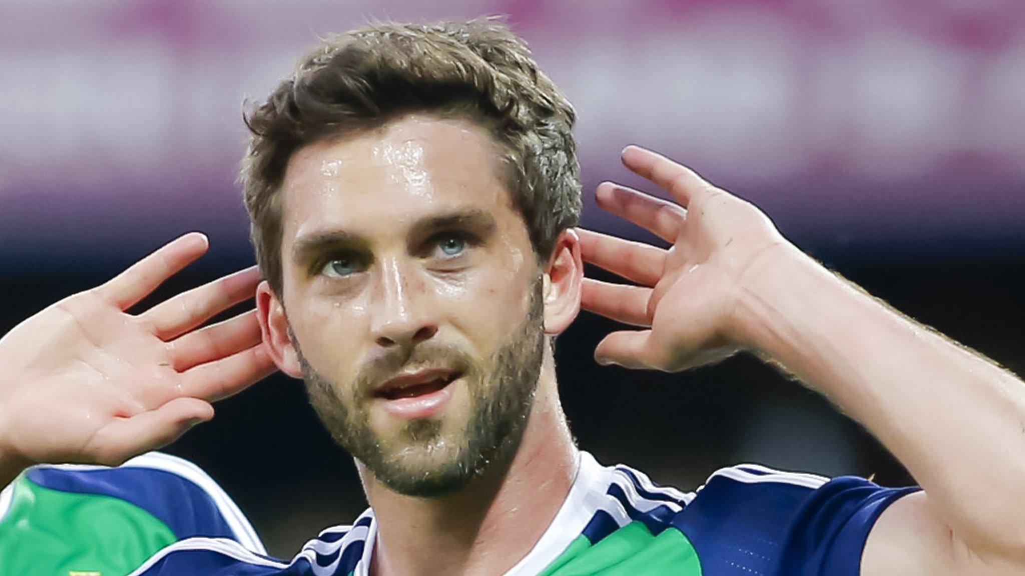 Will Grigg scored his first international goal in the victory over Belarus two weeks ago