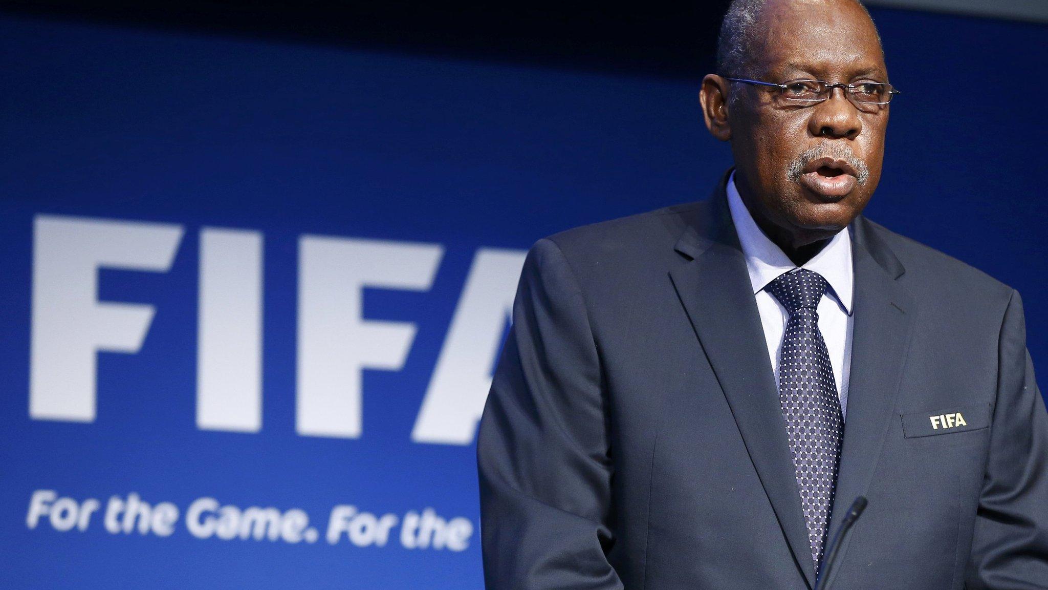 Acting Fifa president Issa Hayatou