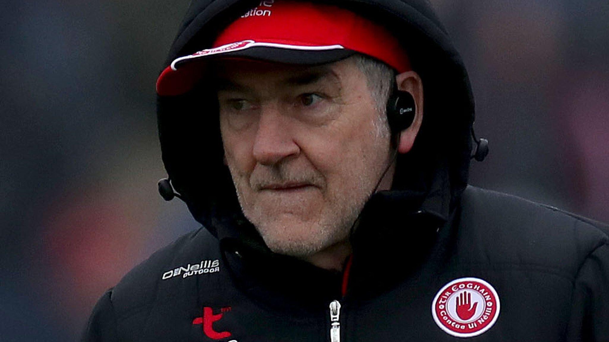 Mickey Harte's Tyrone side face Kildare in Newbridge on Sunday