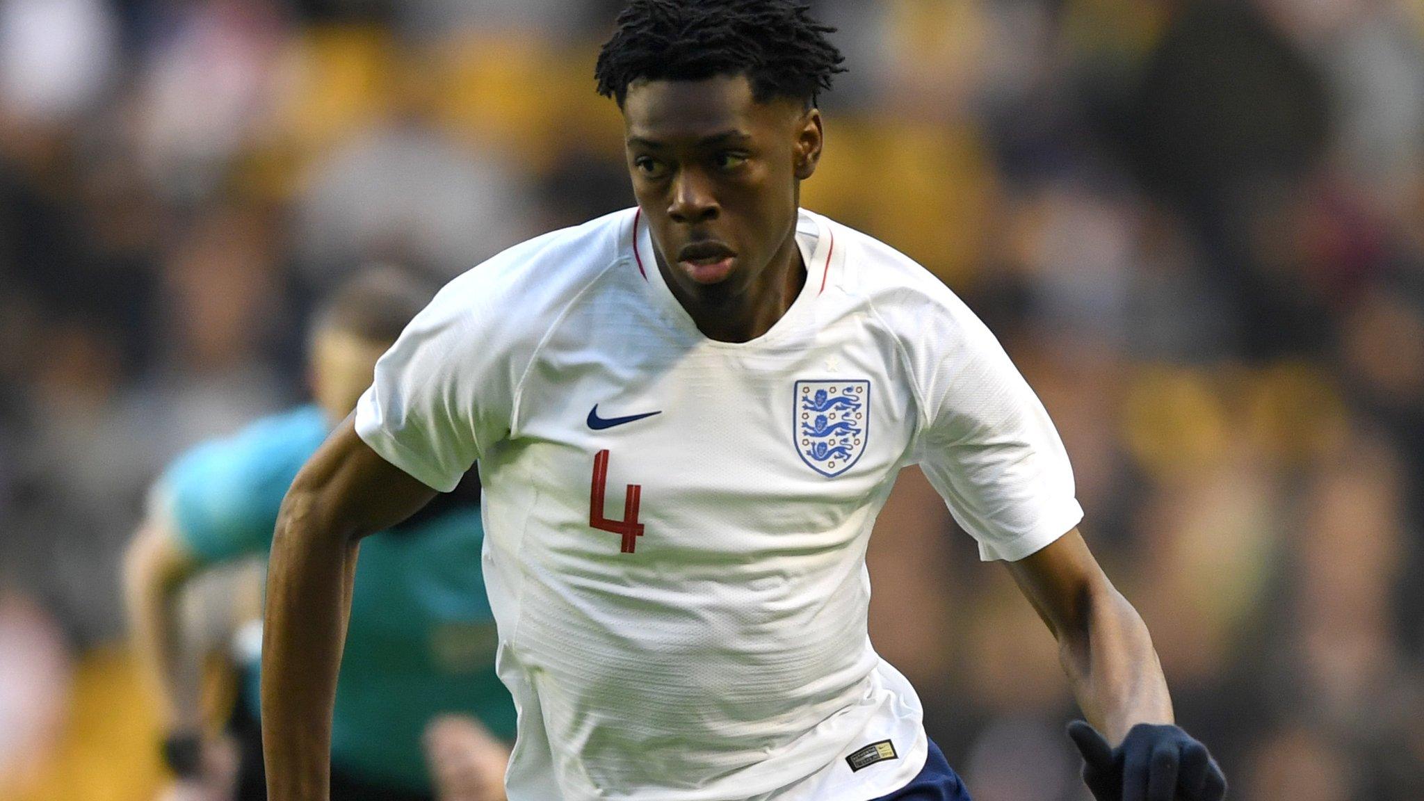 Ovie Ejaria in action for England under-21s