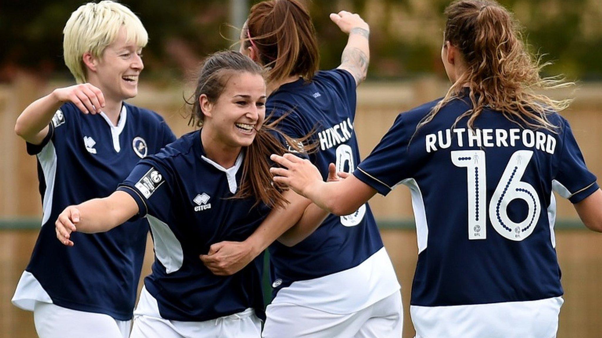 Millwall Lionesses celebrate