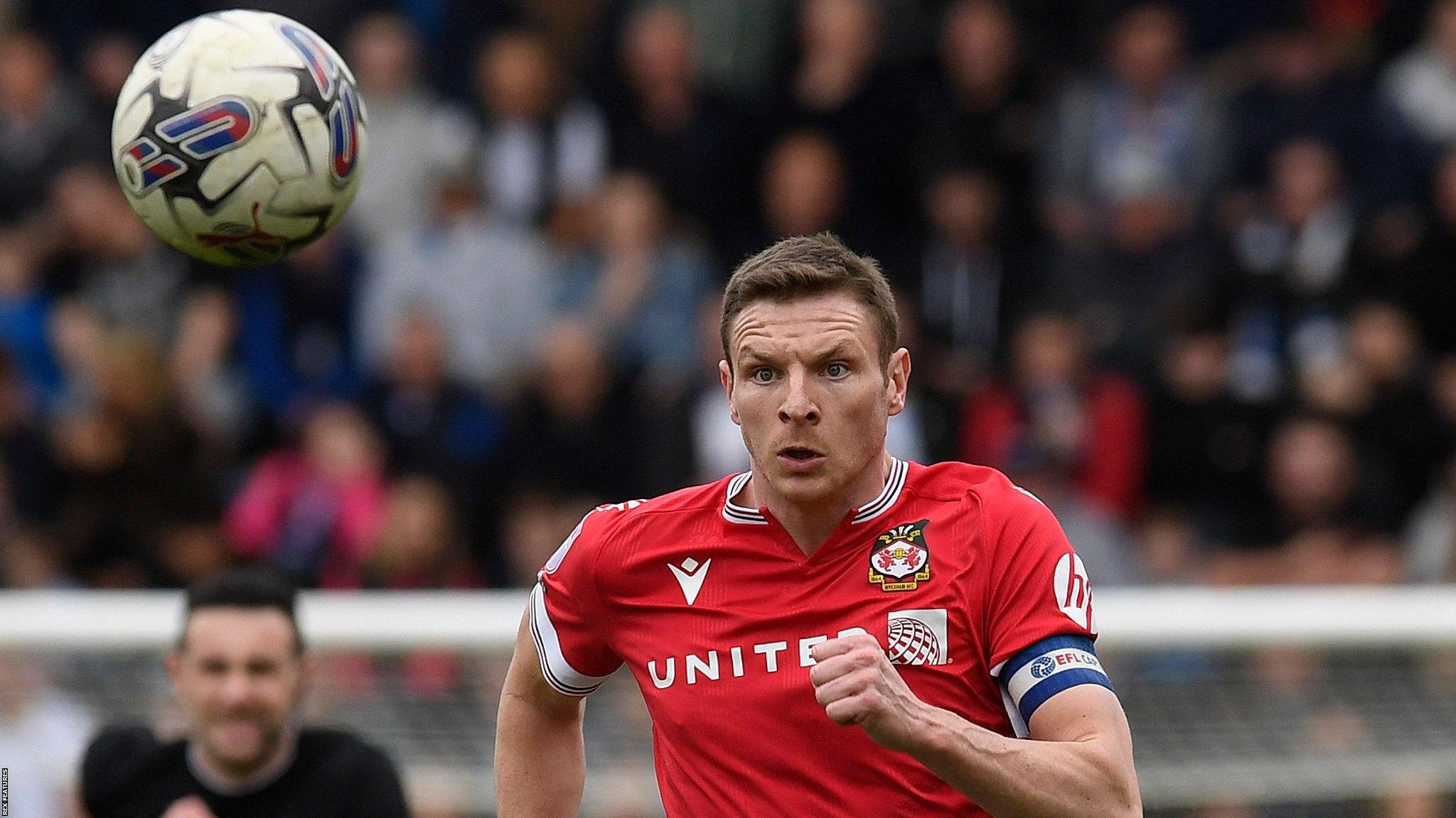 Paul Mullin in action for Wrexham