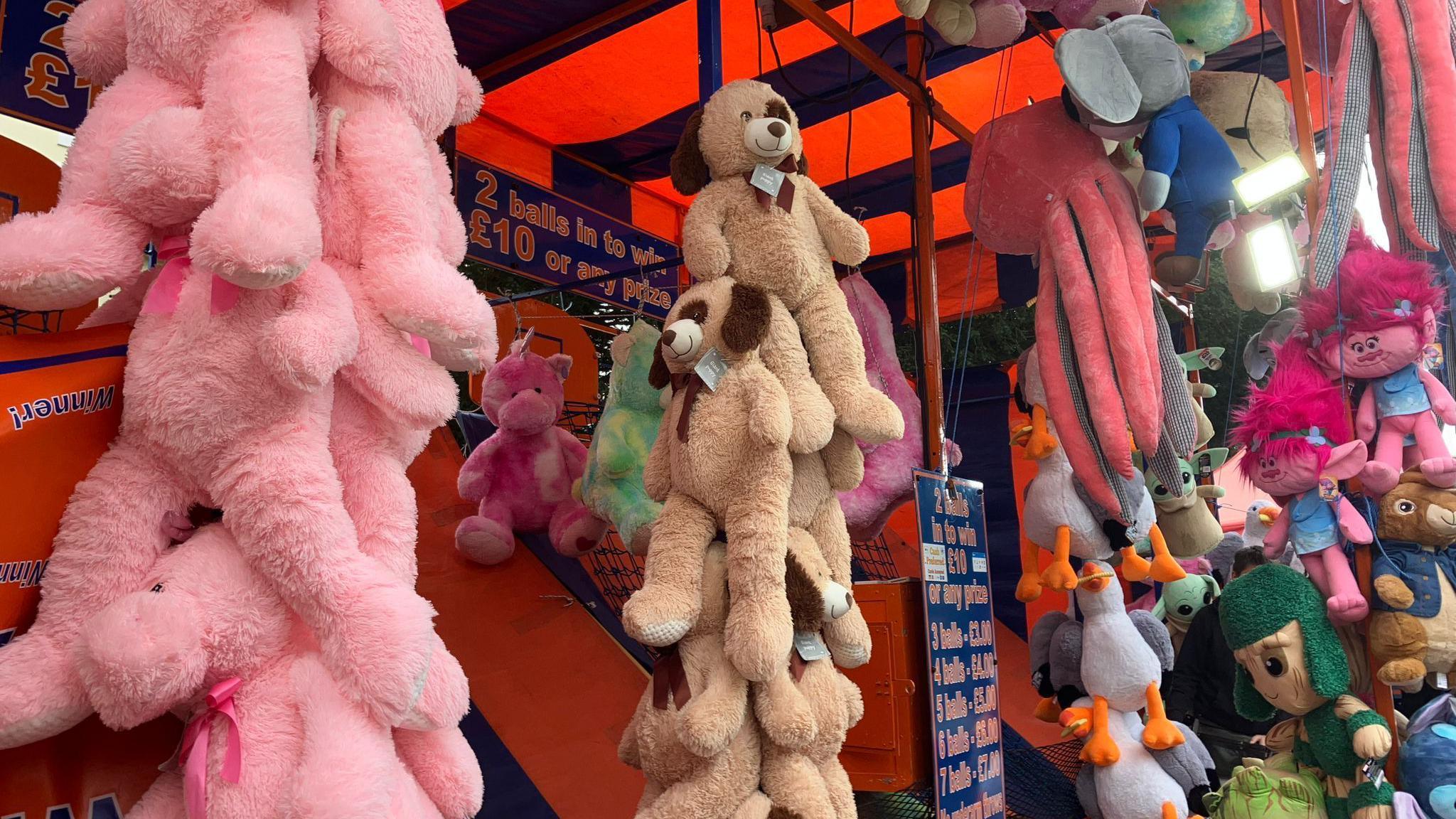 A stall at Tavistock Goose Fair