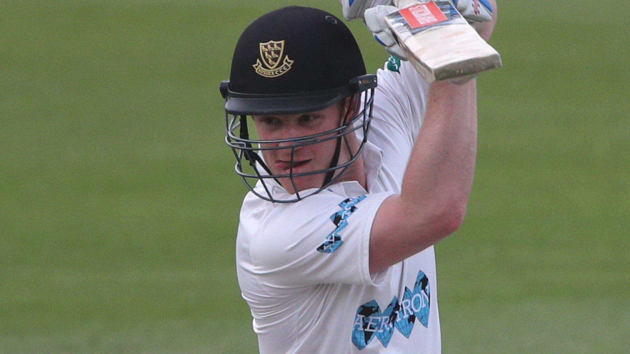 Sussex captain Ben Brown plays a shot