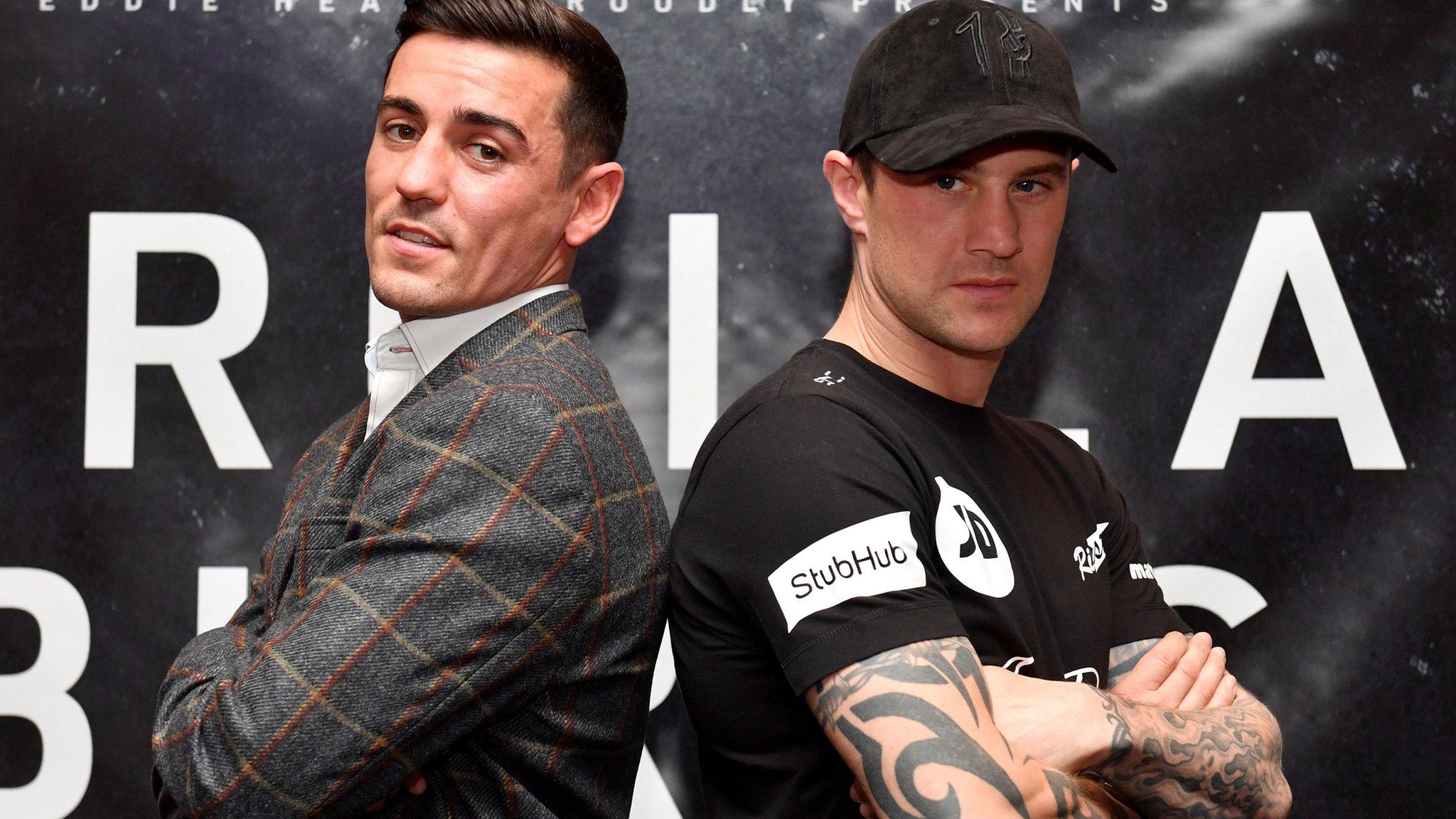 Anthony Crolla (left) and Ricky Burns