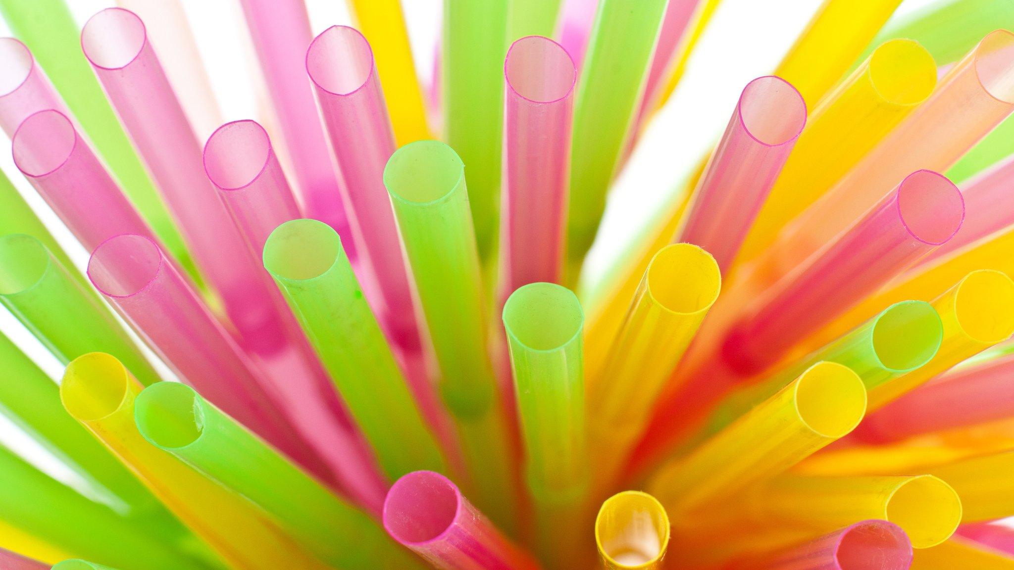 plastic straws