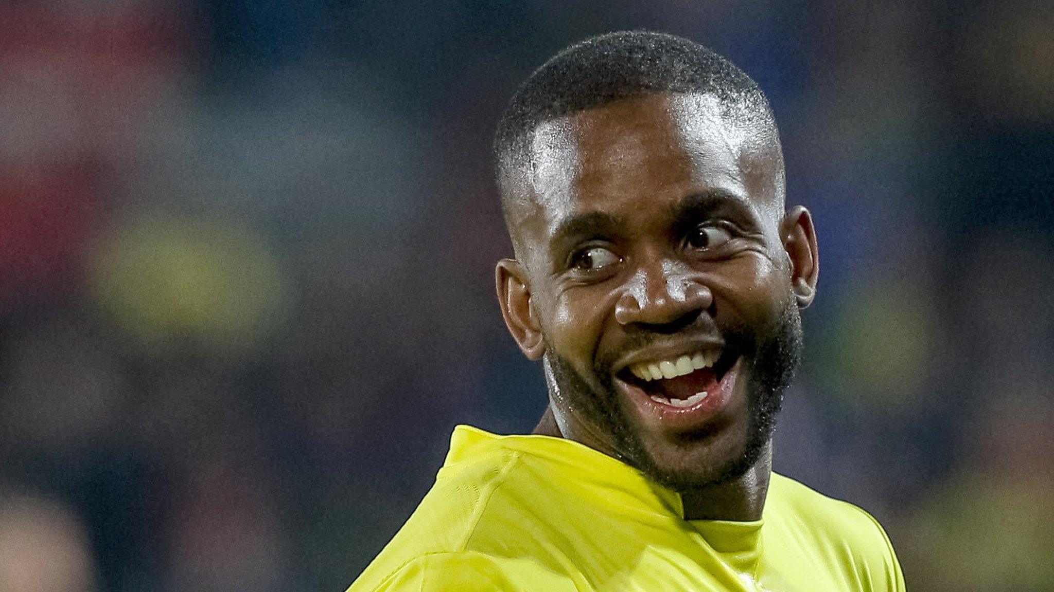 Villarreal striker Cedric Bakambu