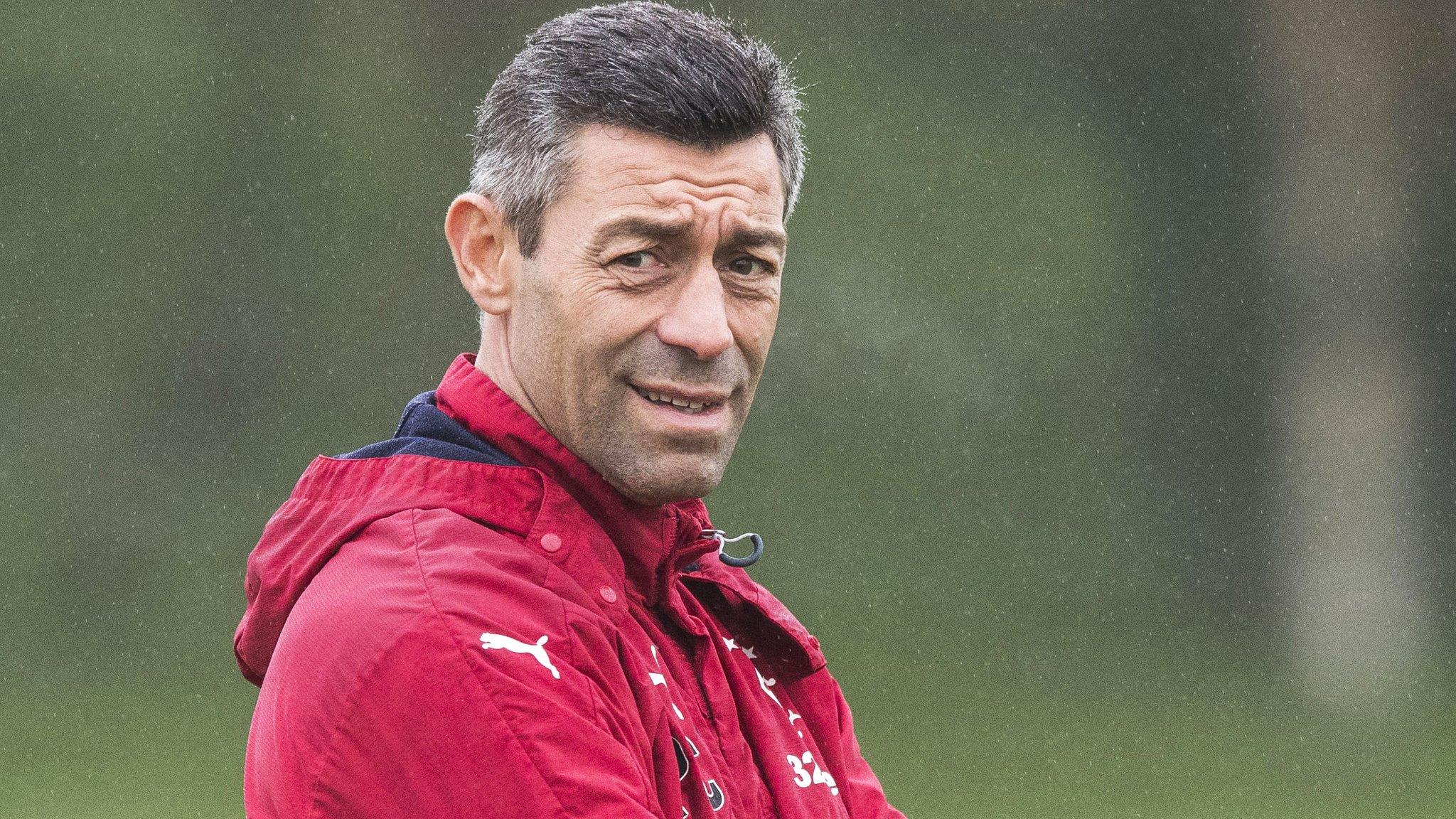 Rangers manager Pedro Caixinha