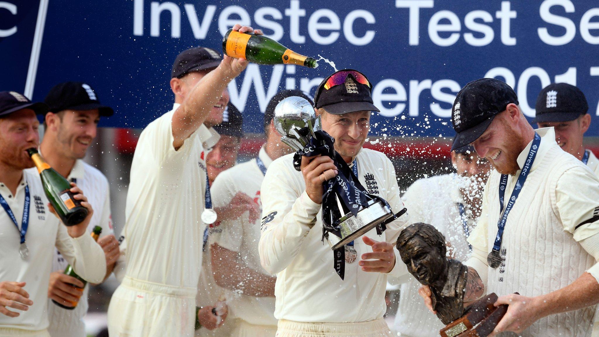 England celebrate