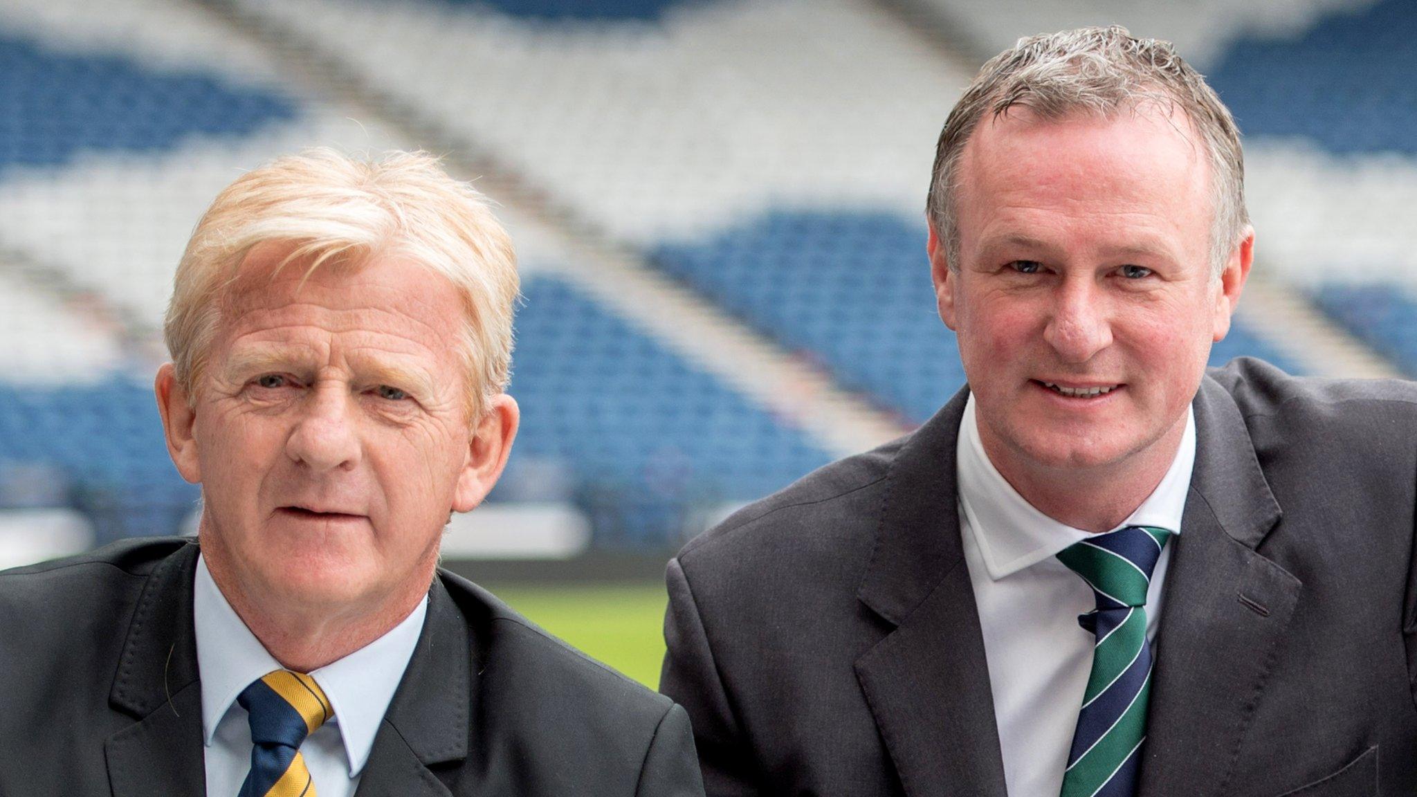 Gordon Strachan and Michael O'Neill