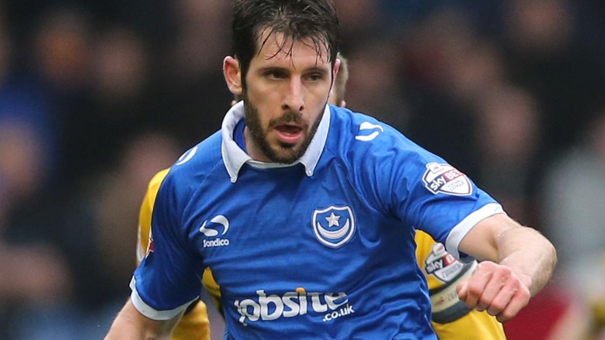 Portsmouth midfielder Danny Hollands