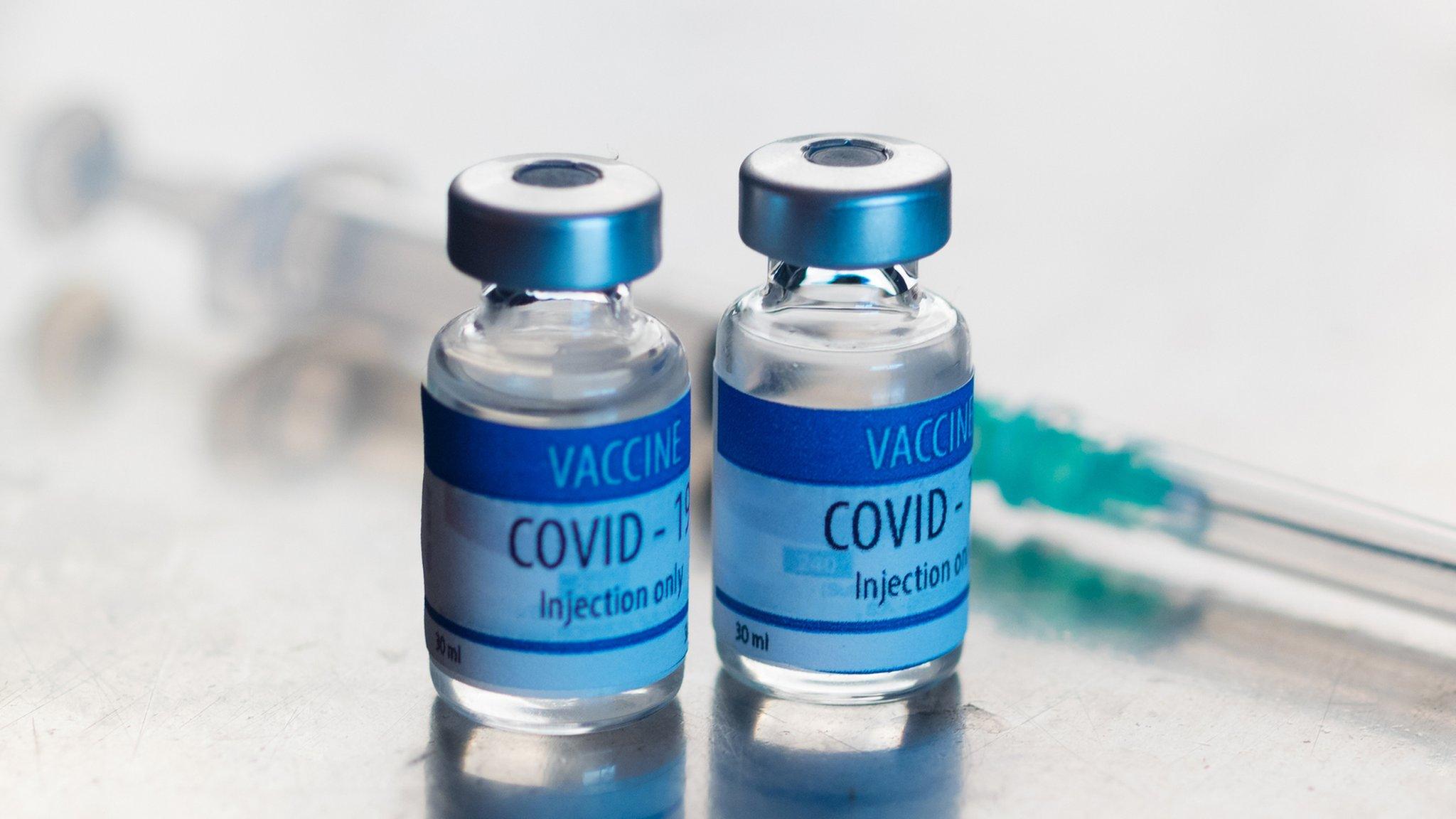 Covid vaccine vials