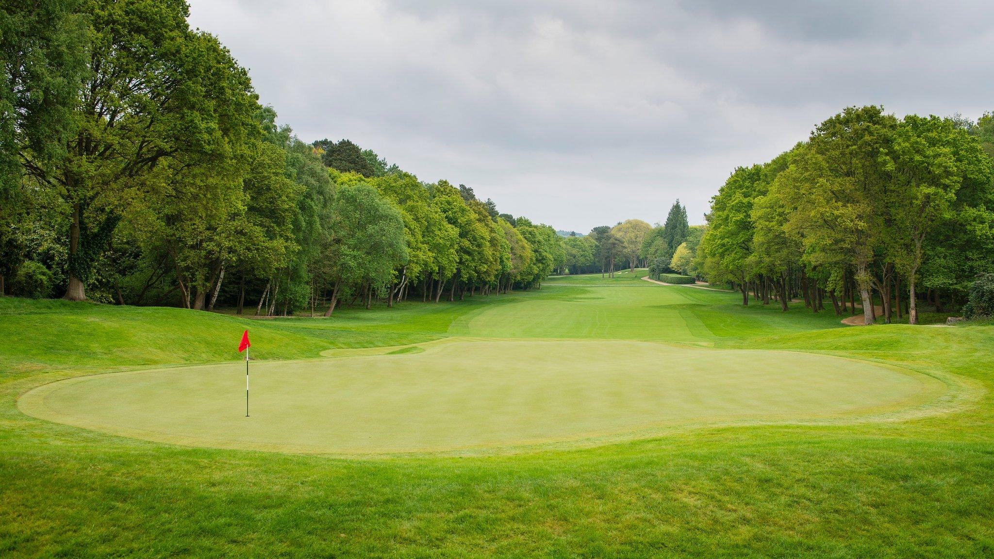 The third green at Wentworth