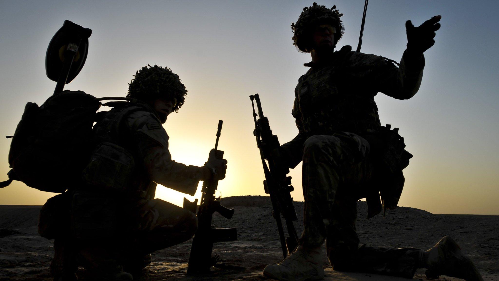 British troops in Afghanistan