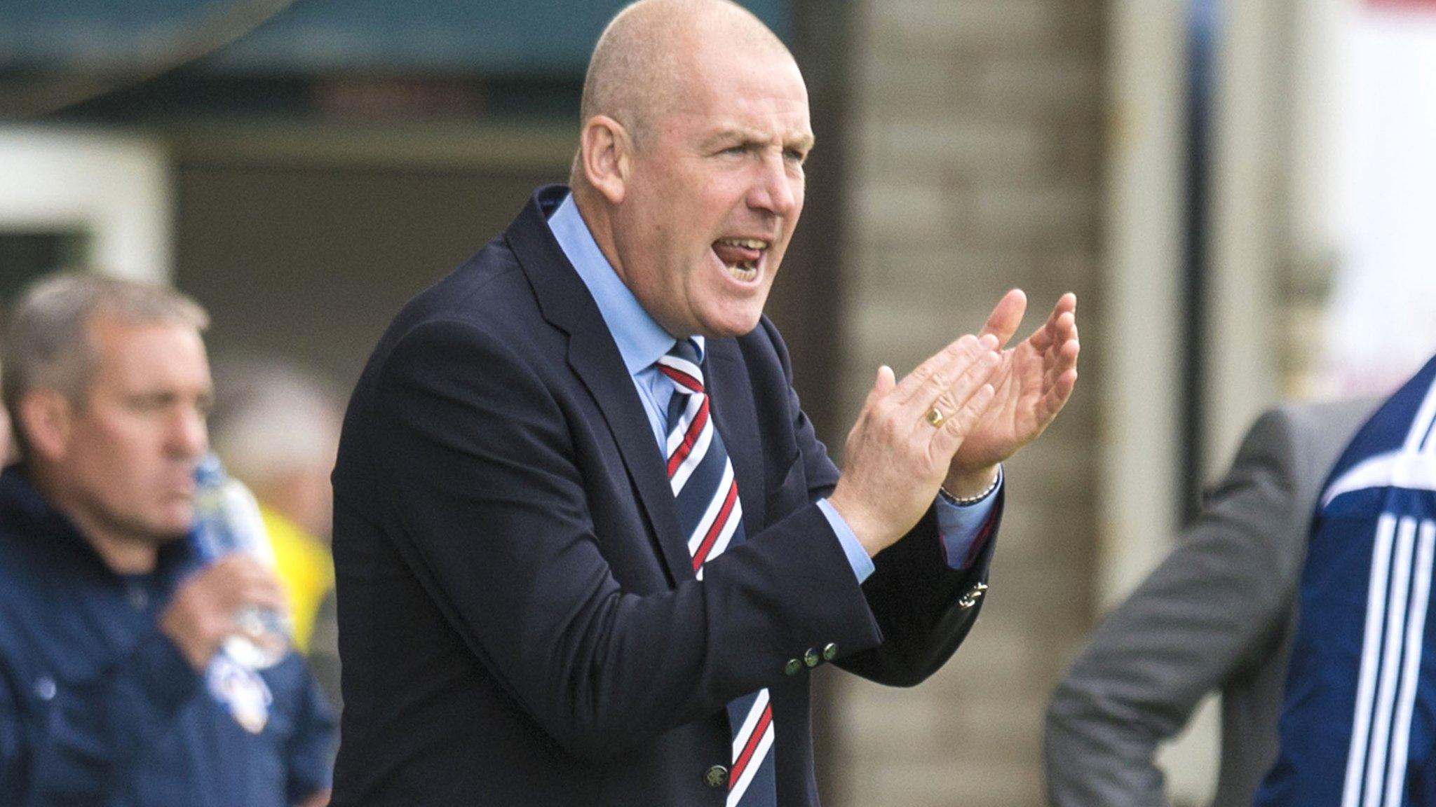 Rangers manager Mark Warburton