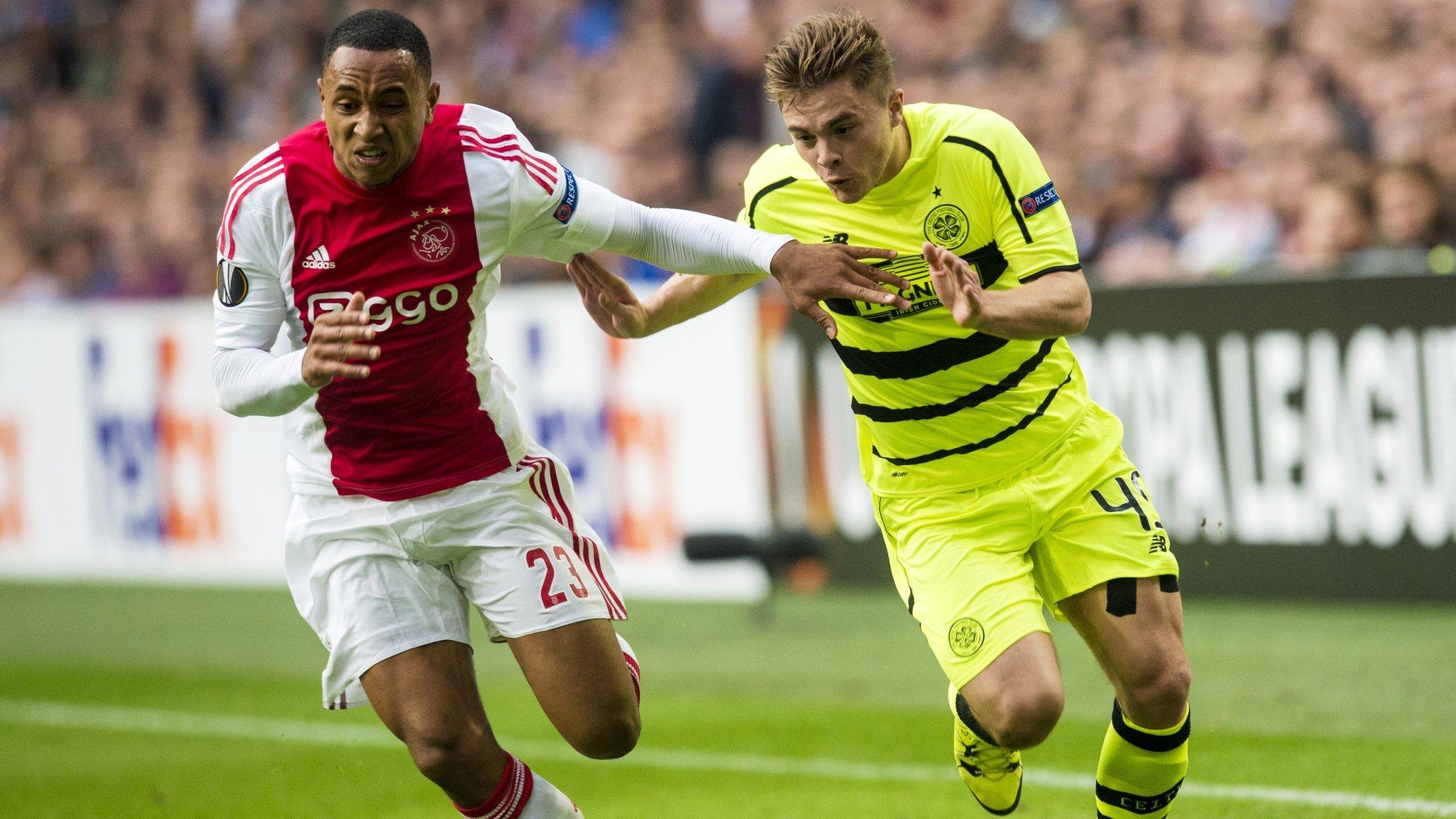 Celtic must beat Ajax to keep their Europa League hopes alive