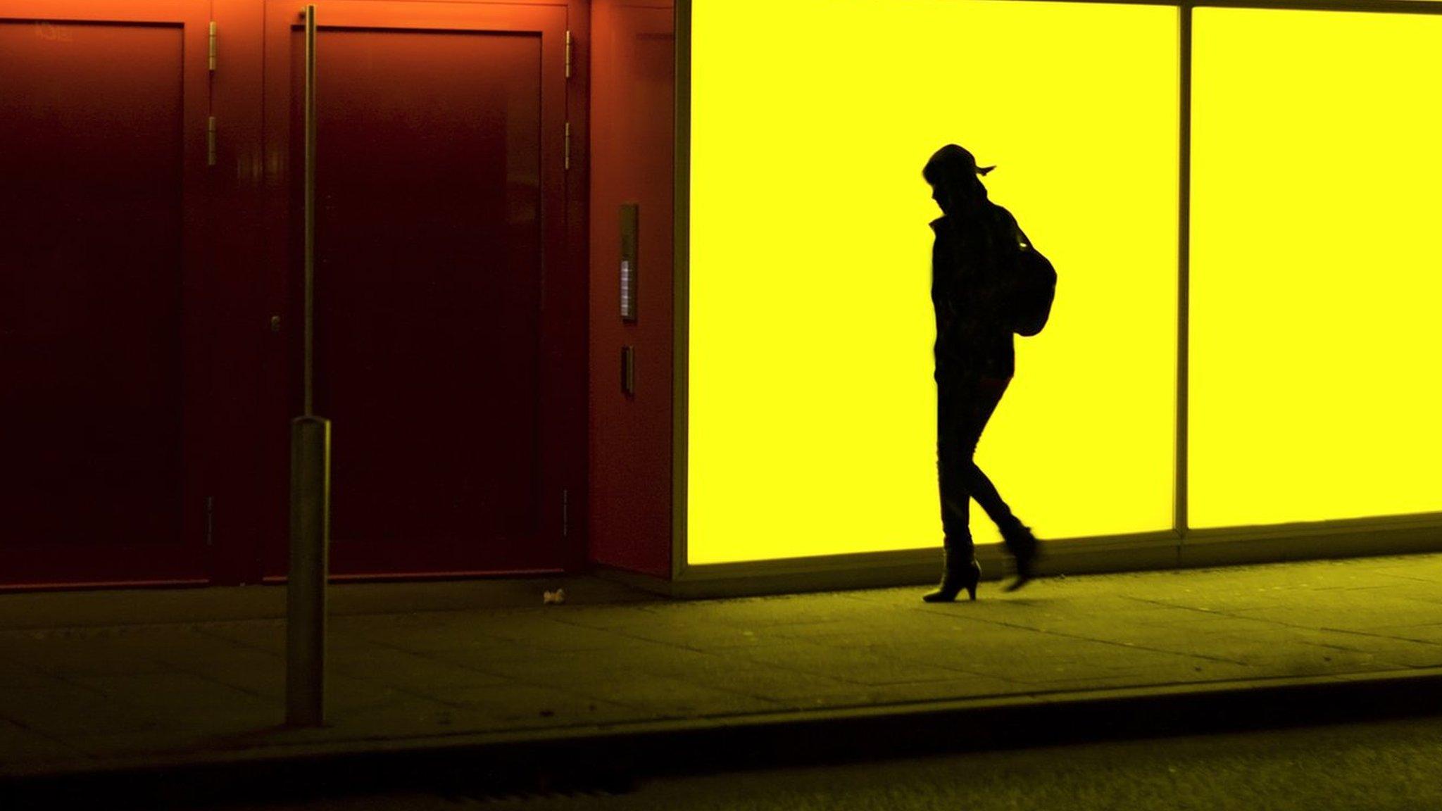 woman walking