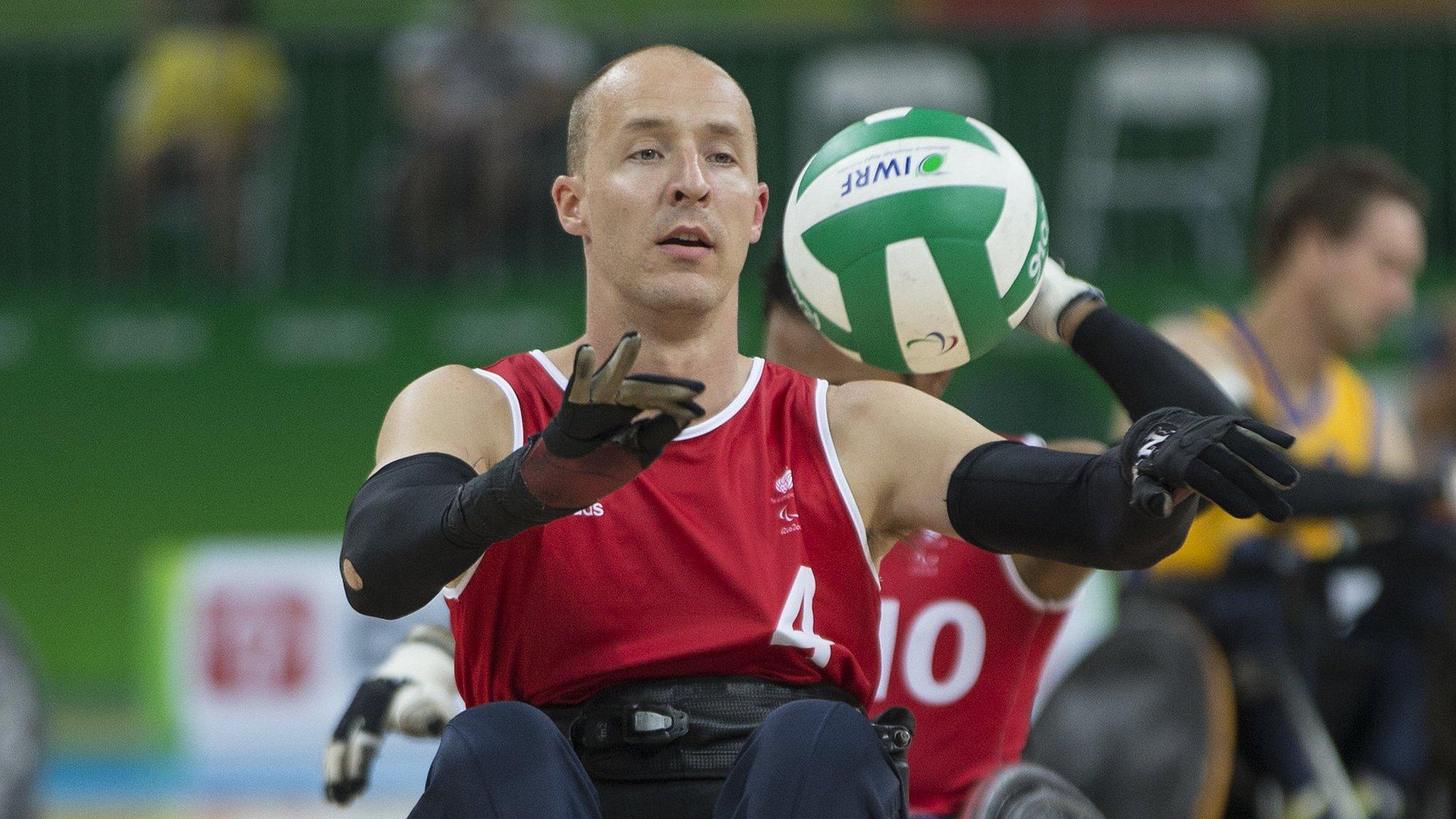 Gavin Walker in action for Great Britain