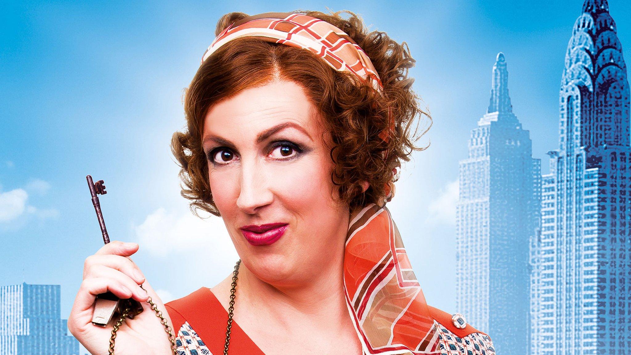 Miranda Hart (Miss Hannigan) photo by Matt Crockett