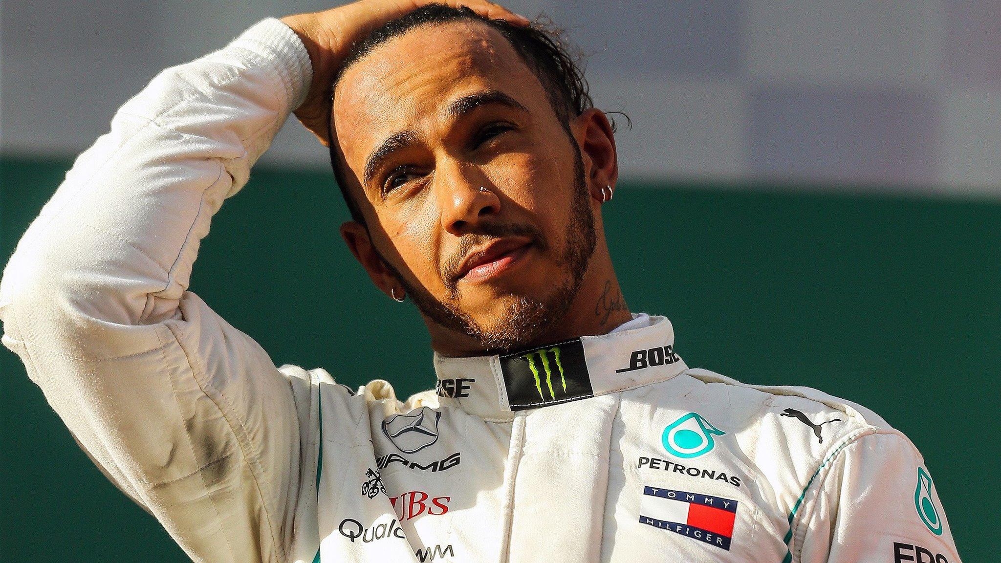 Mercedes F1 driver Lewis Hamilton