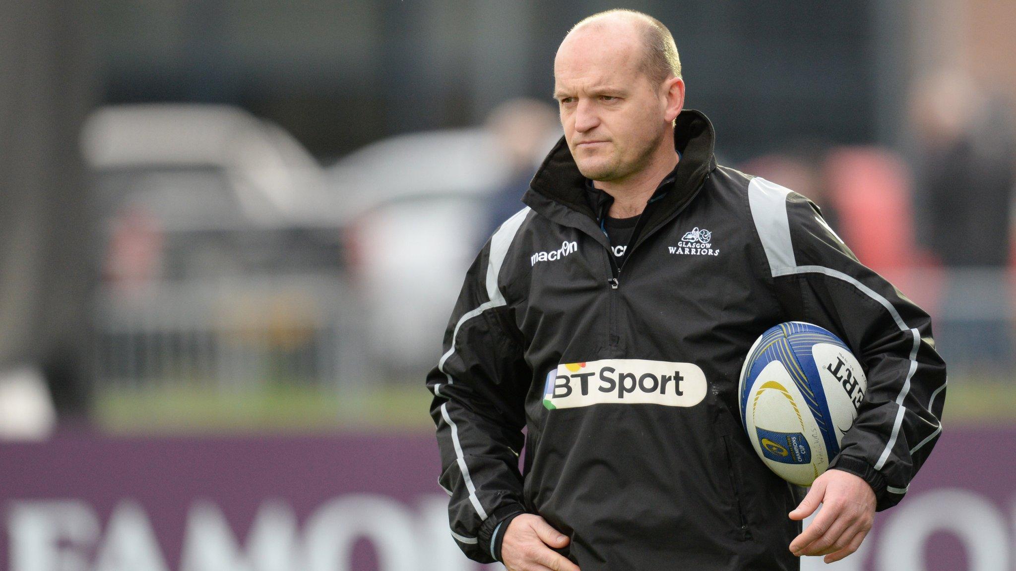 Glasgow head coach Gregor Townsend