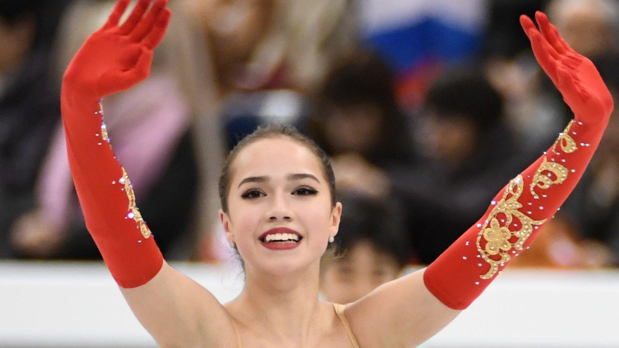 Russian figure skater Alina Zagitova