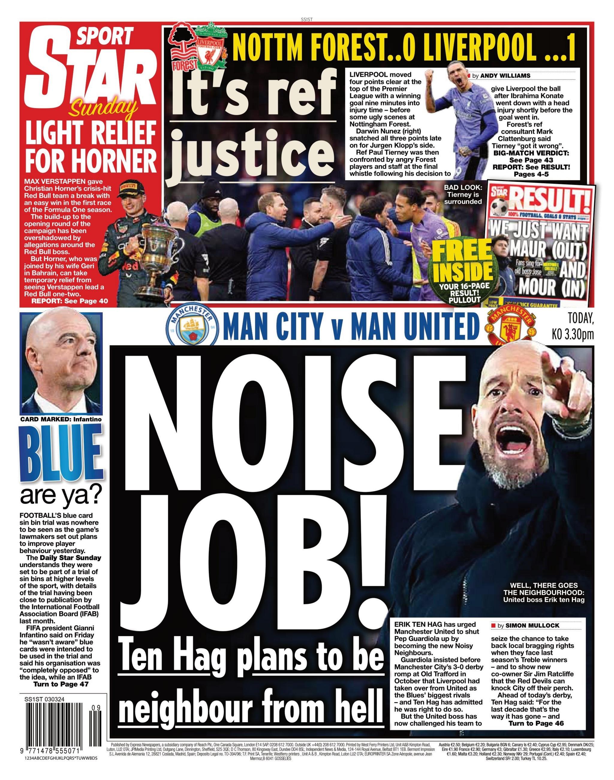 Star on Sunday back page - 2 March