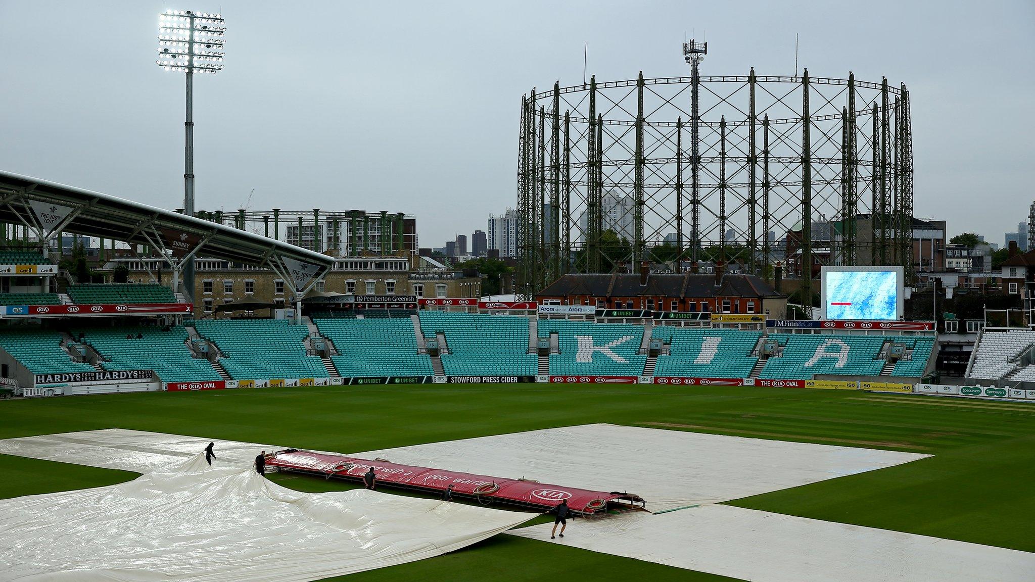 The Oval rain