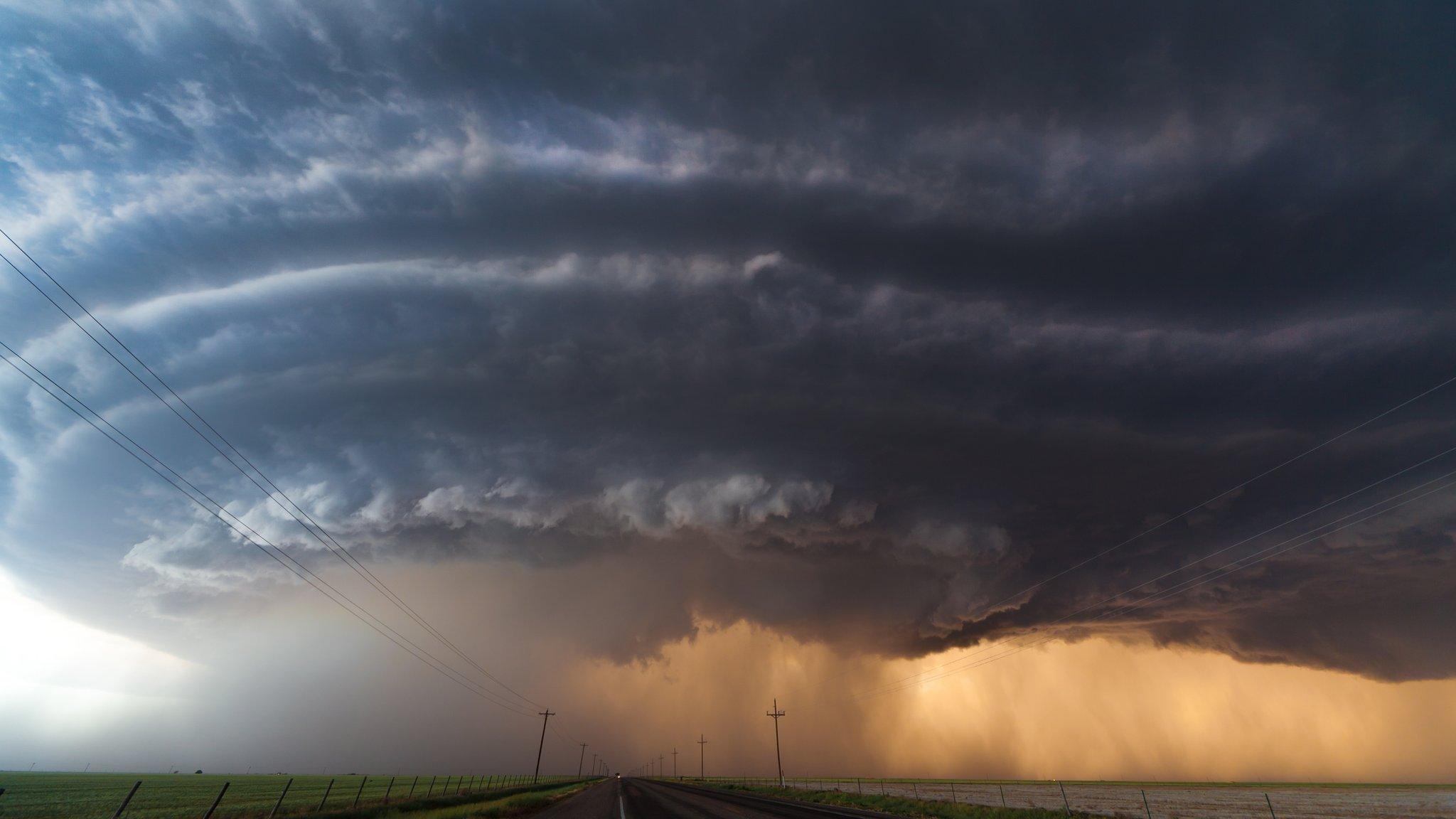 A huge storm near Panhandle - Oklahoma.