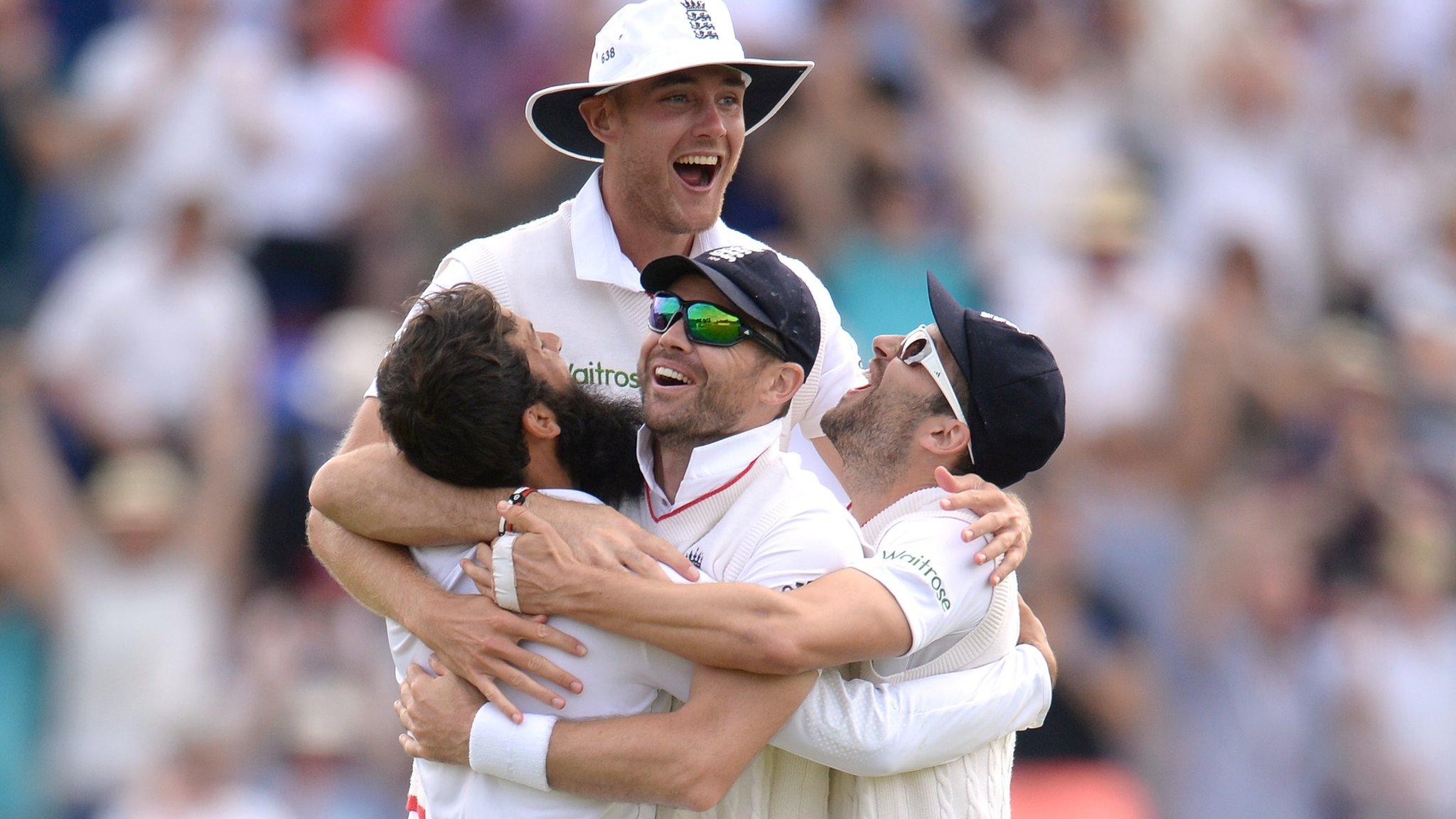 England celebrate