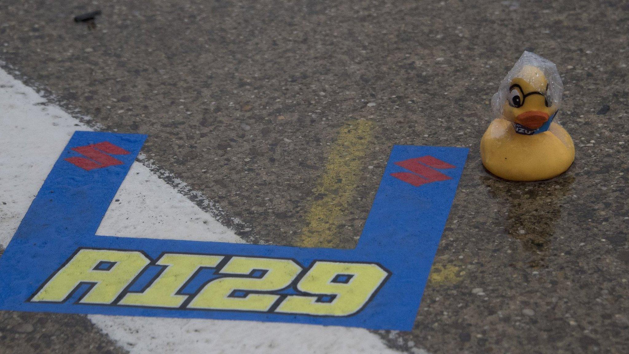 Rubber duck at the 2018 MotoGP British Grand Prix