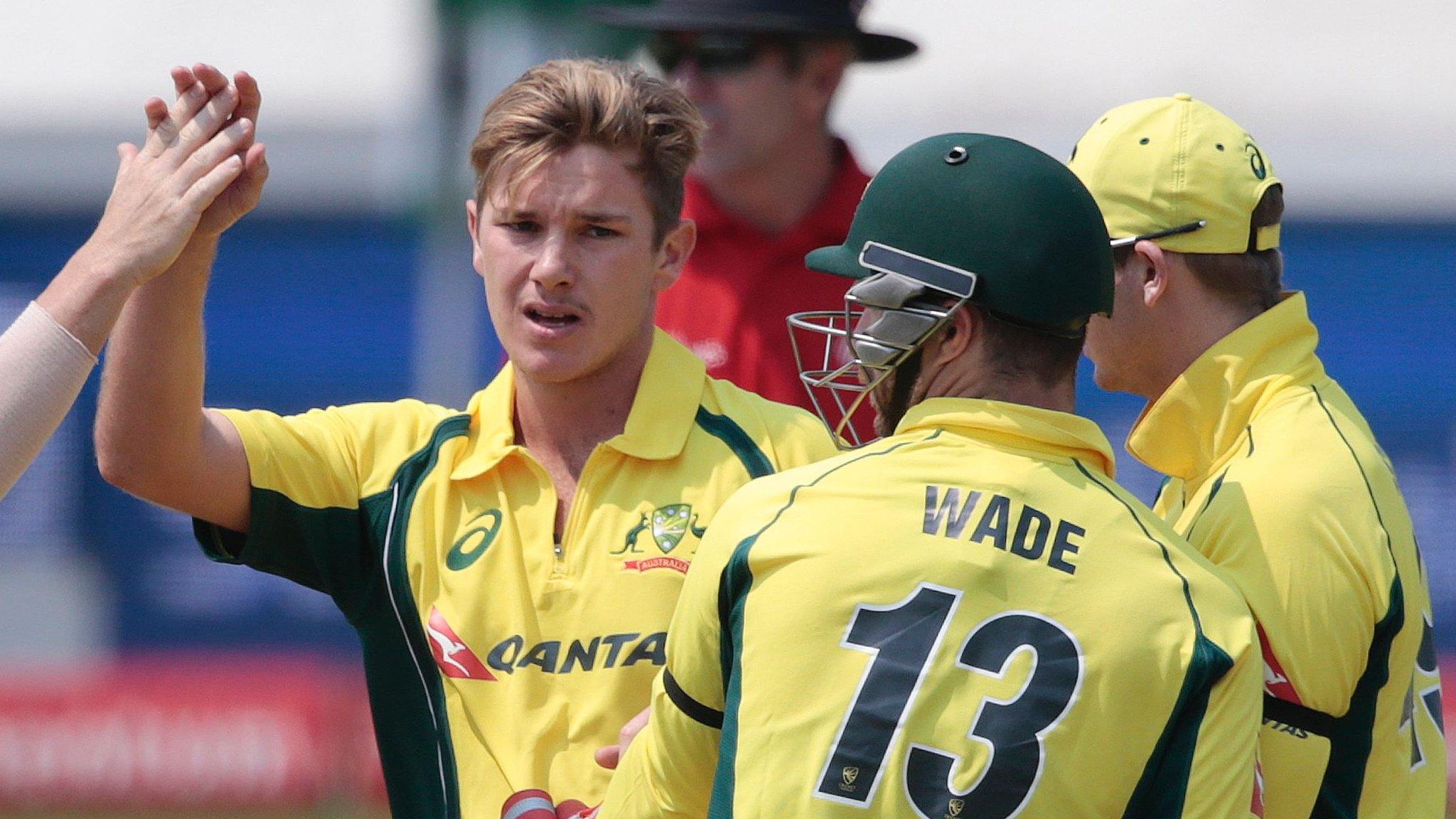 Adam Zampa took three wickets for Australia