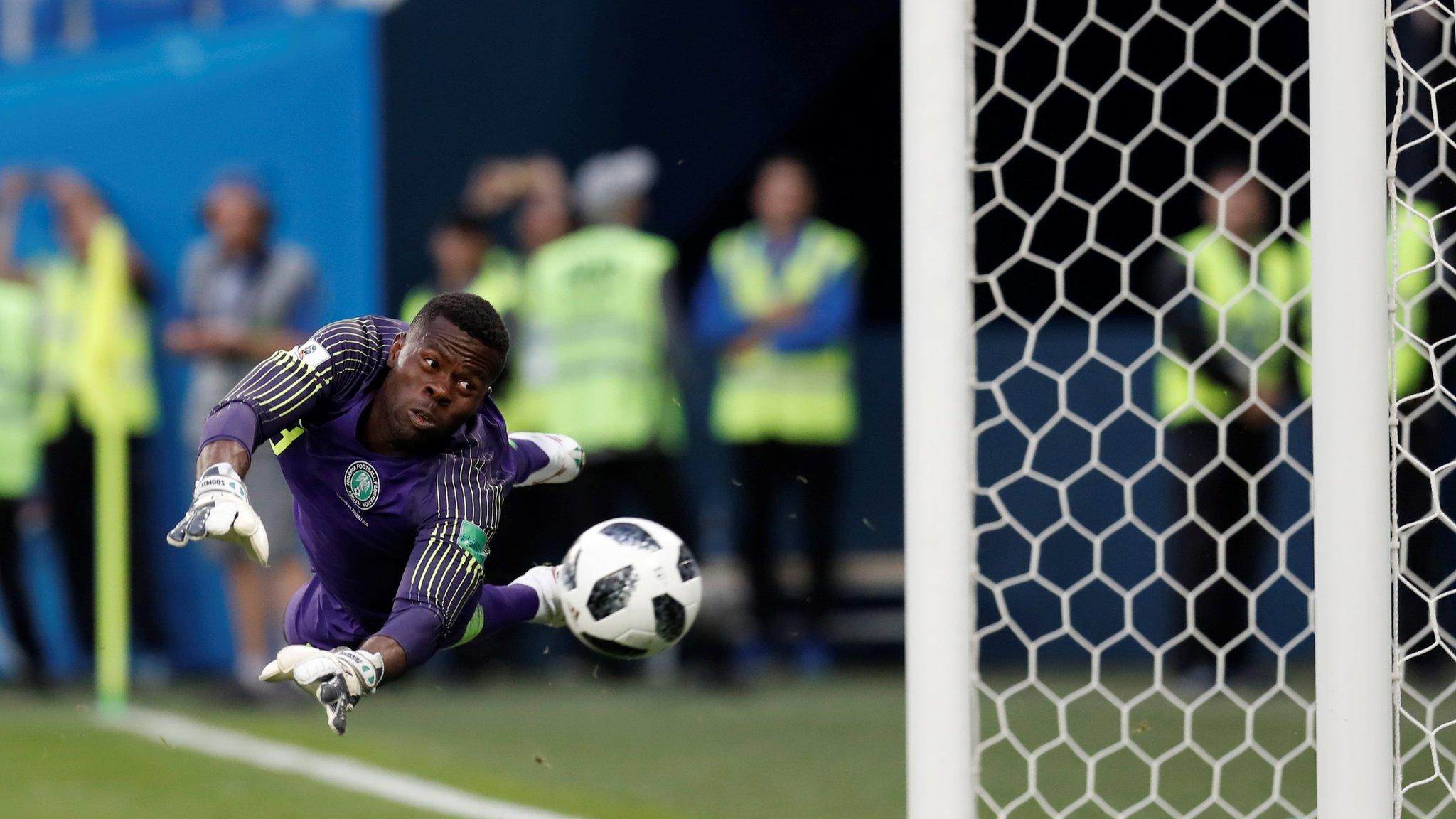 Nigeria goalkeeper Francis Uzoho