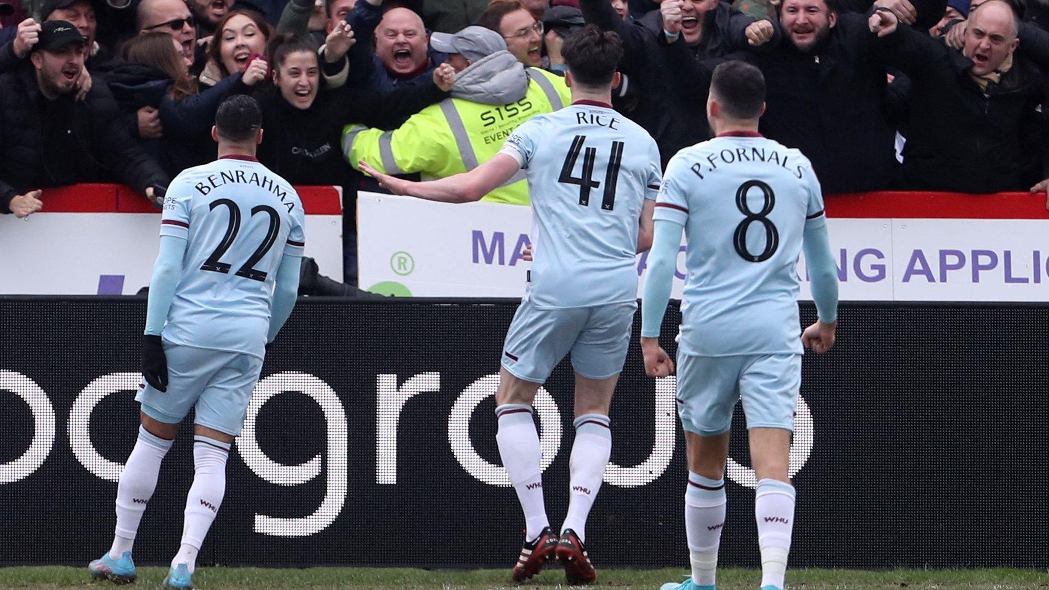 West Ham celebrate