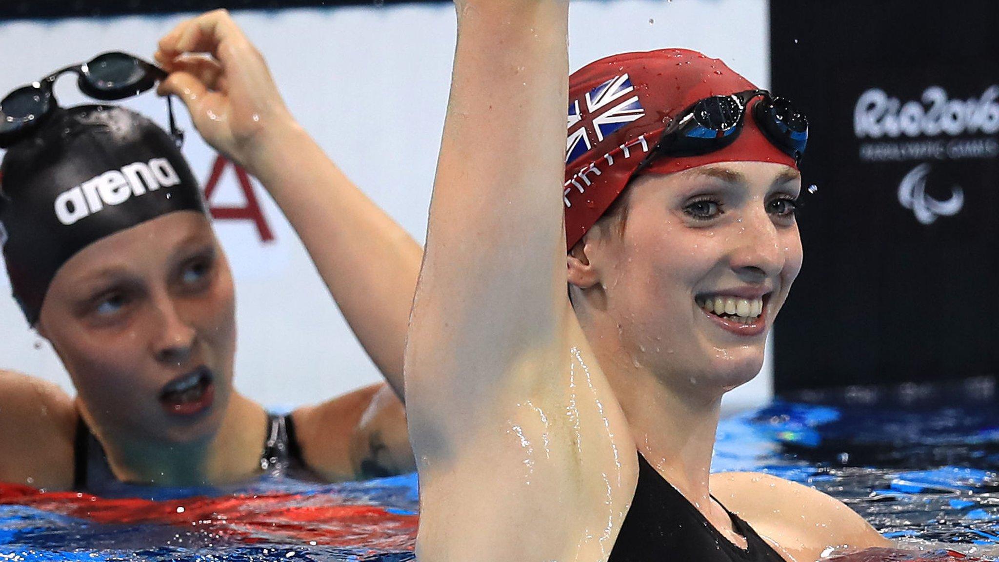 Bethany Firth won the S14 100m backstroke at the Paralympics in Rio