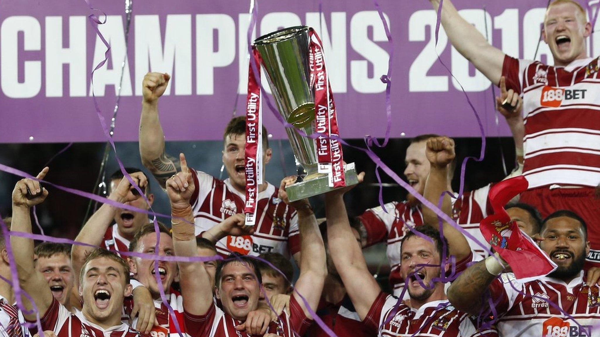 Wigan Warriors celebrate