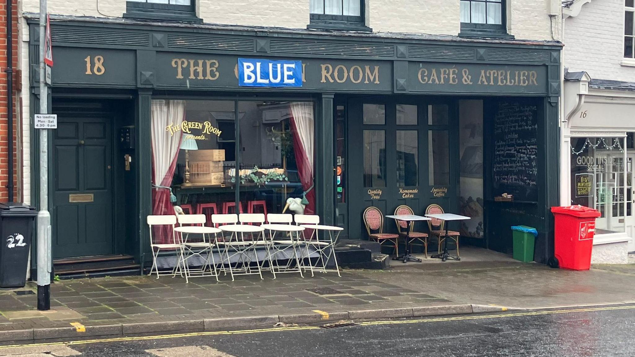 The Green Room in Ipswich is rebranded The Blue Room