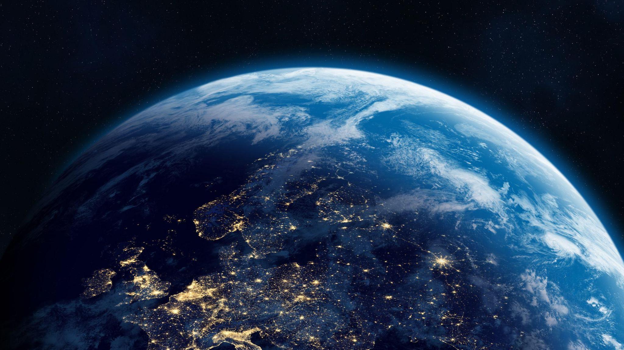 Image of the Earth from space.