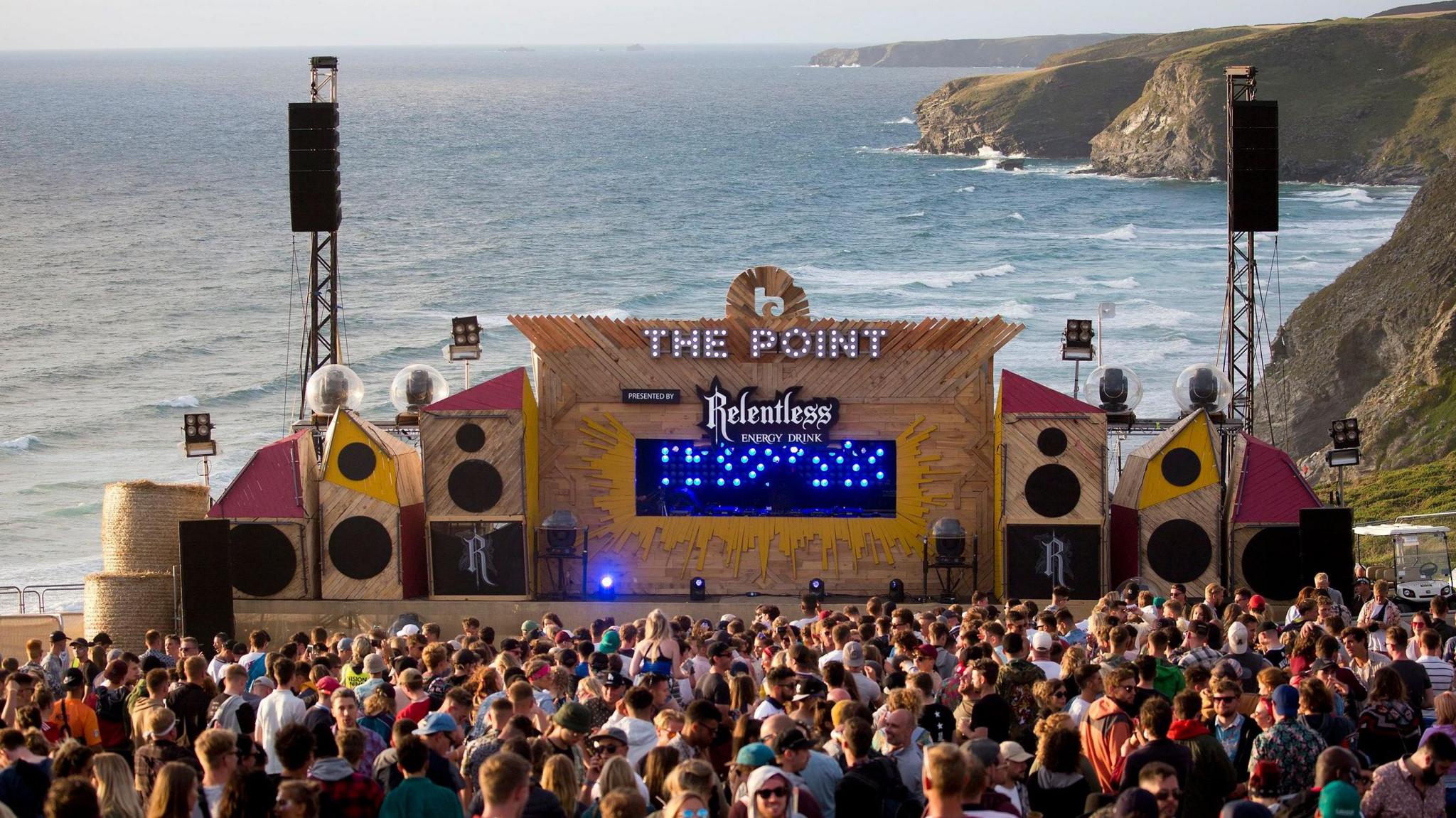 Crowds at The Point stage at Boardmasters