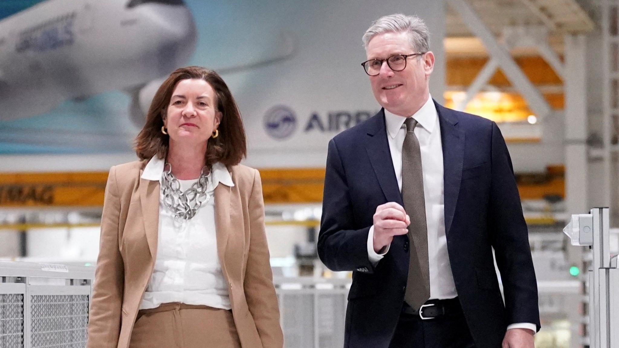 Eluned Morgan a Syr Keir Starmer