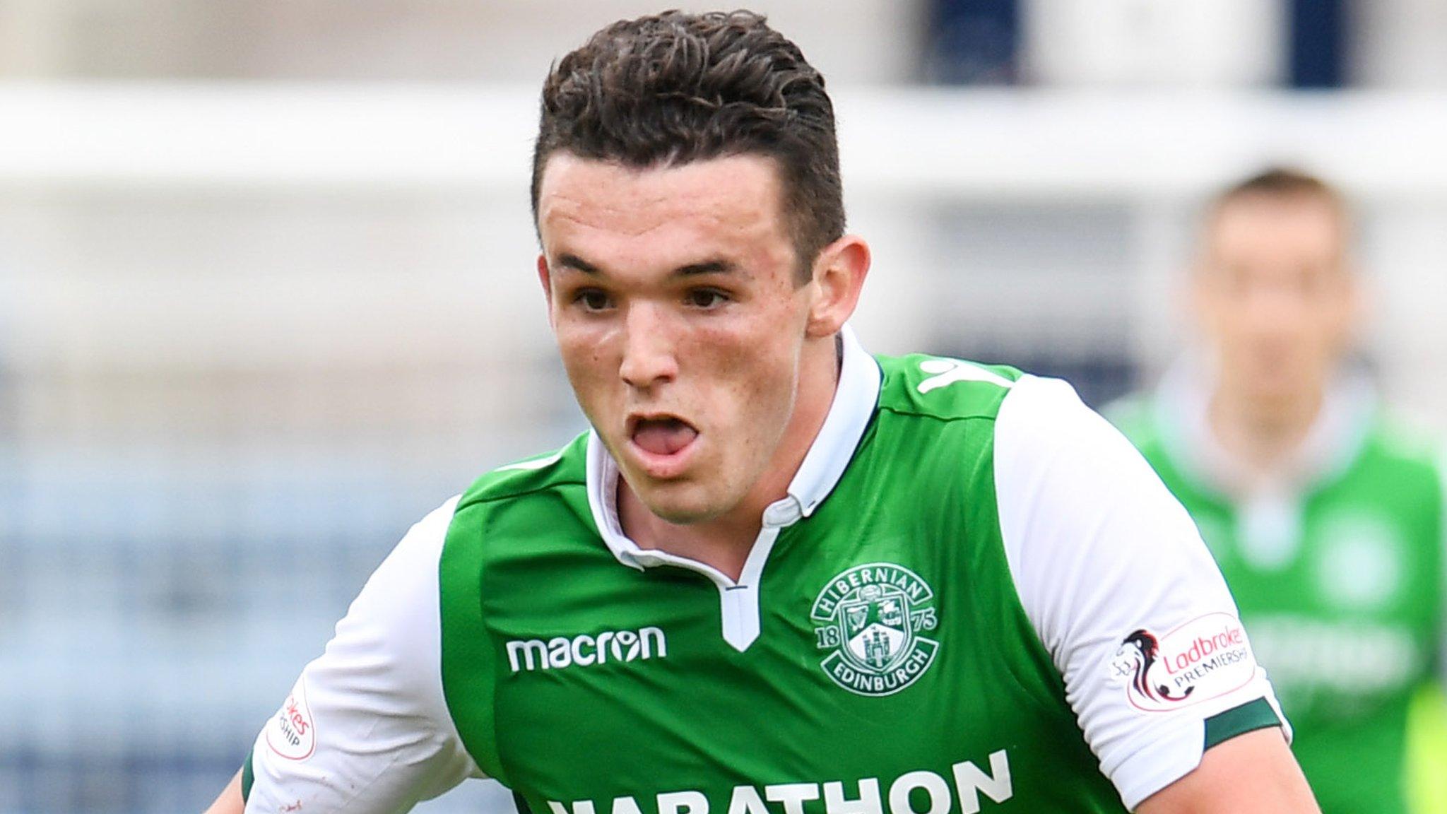 Hibernian midfielder John McGinn