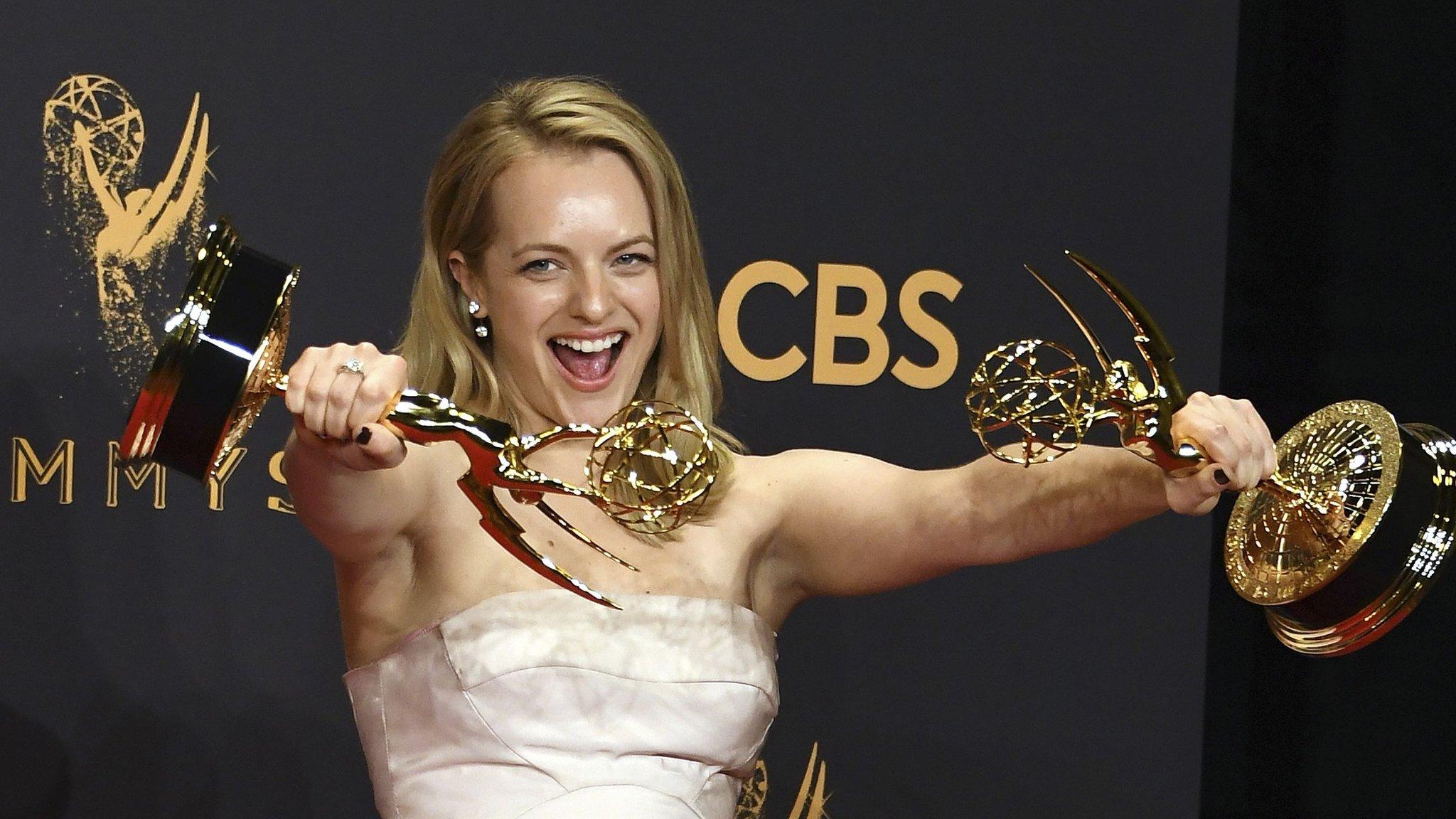 Elisabeth Moss at the Emmys