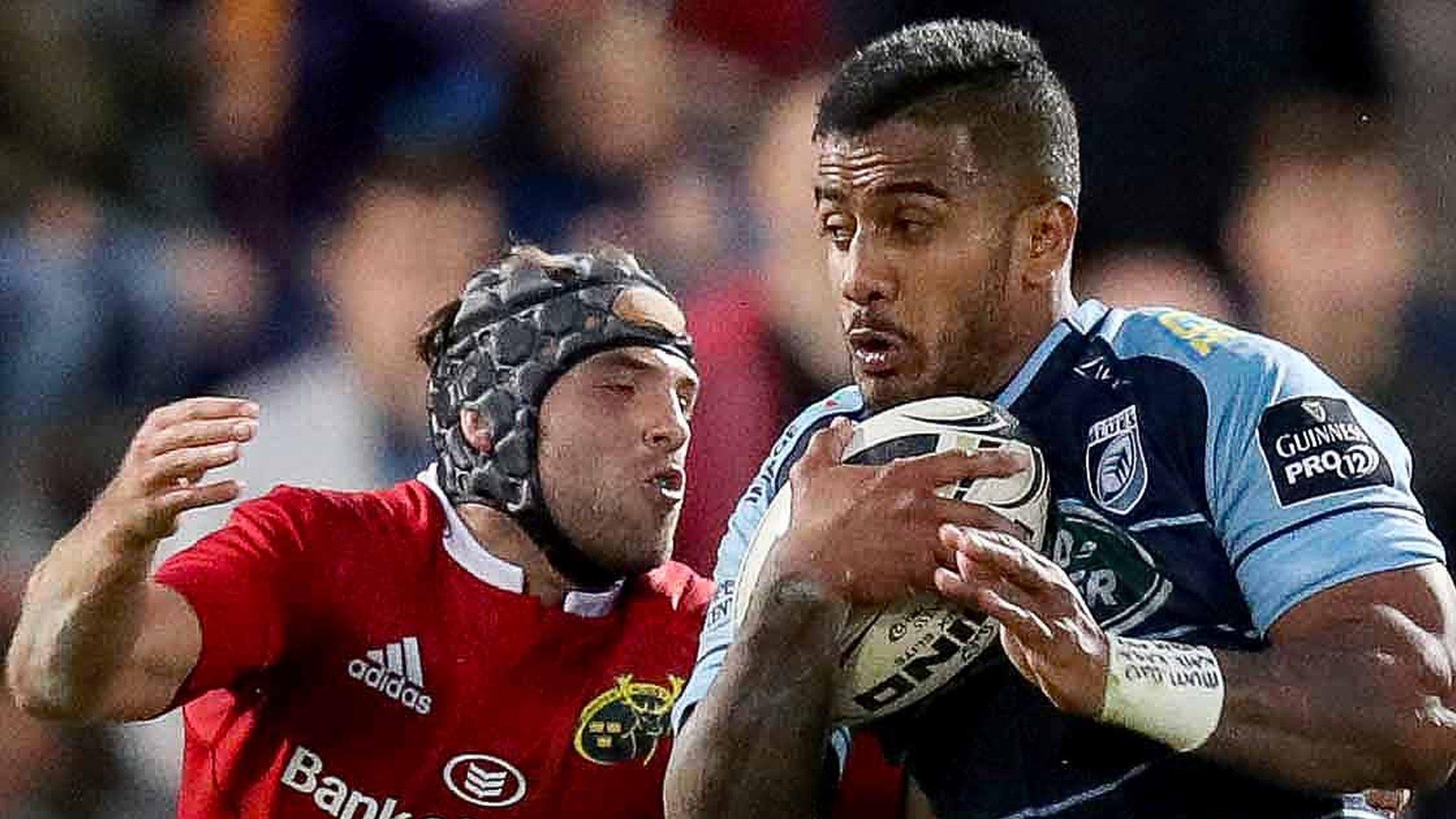 Rey Lee-Lo in action against Munster