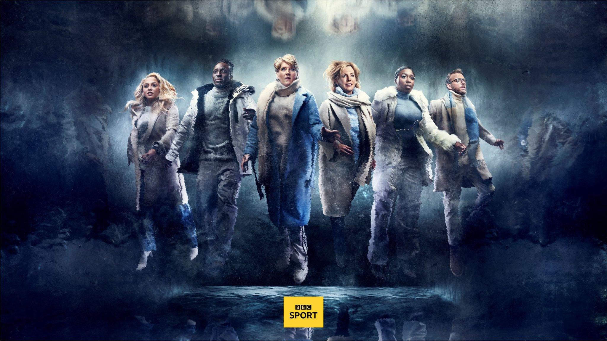 BBC Sport's Winter Olympic team: Aimee Fuller, Ayo Akinwolere, Clare Balding, Hazel Irvine, Jeanette Kwakye and JJ Chalmers