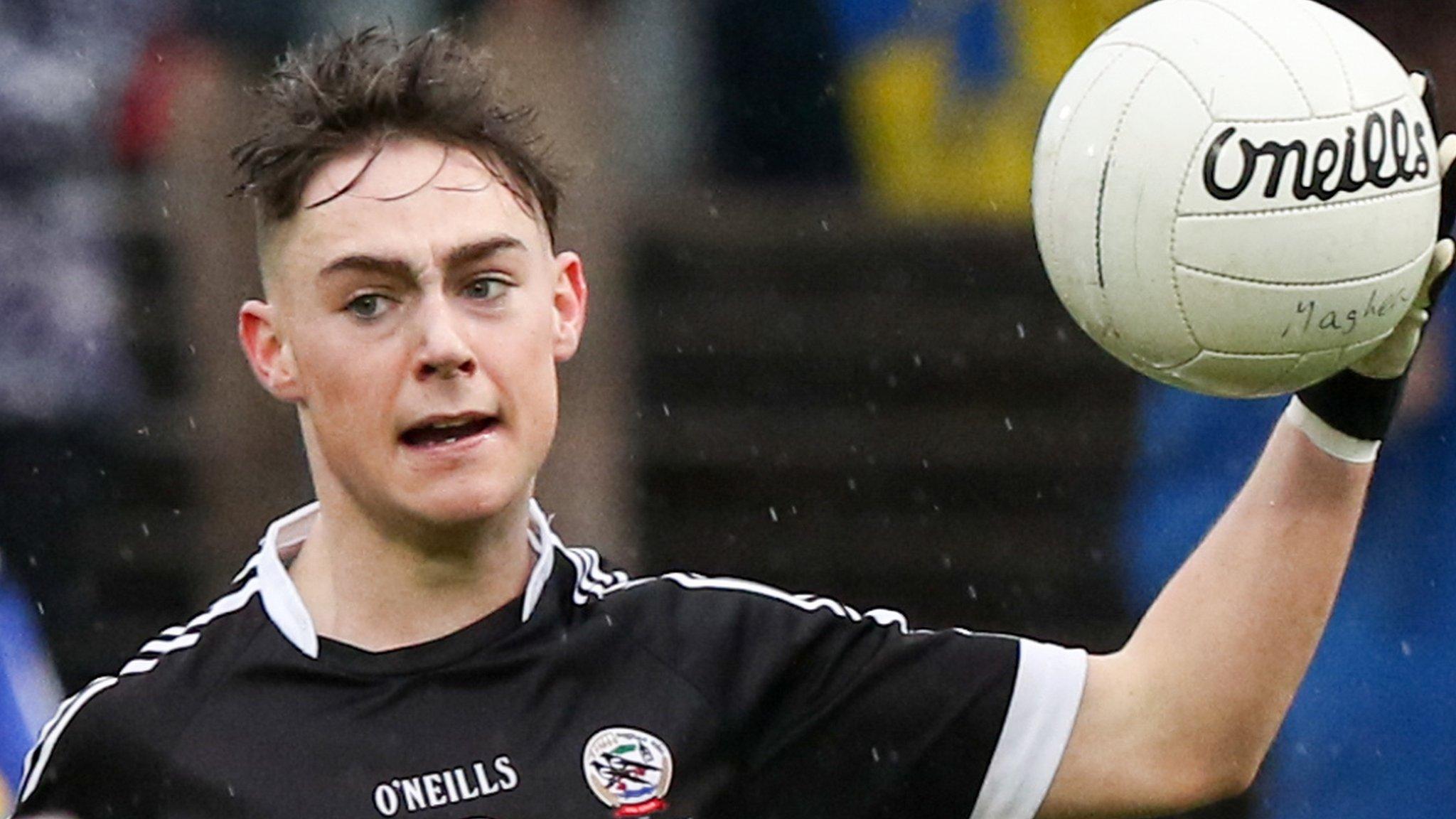 Ceilum Doherty scored two of Kilcoo's four goals in Newry