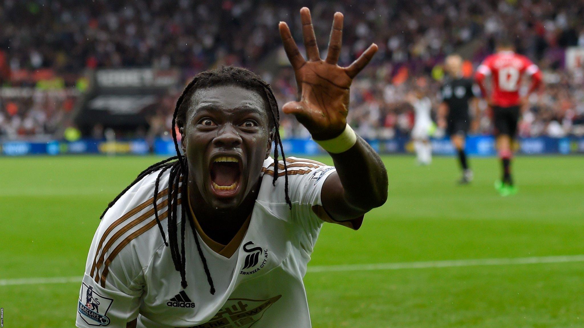 Bafetimbi Gomis panther celebration