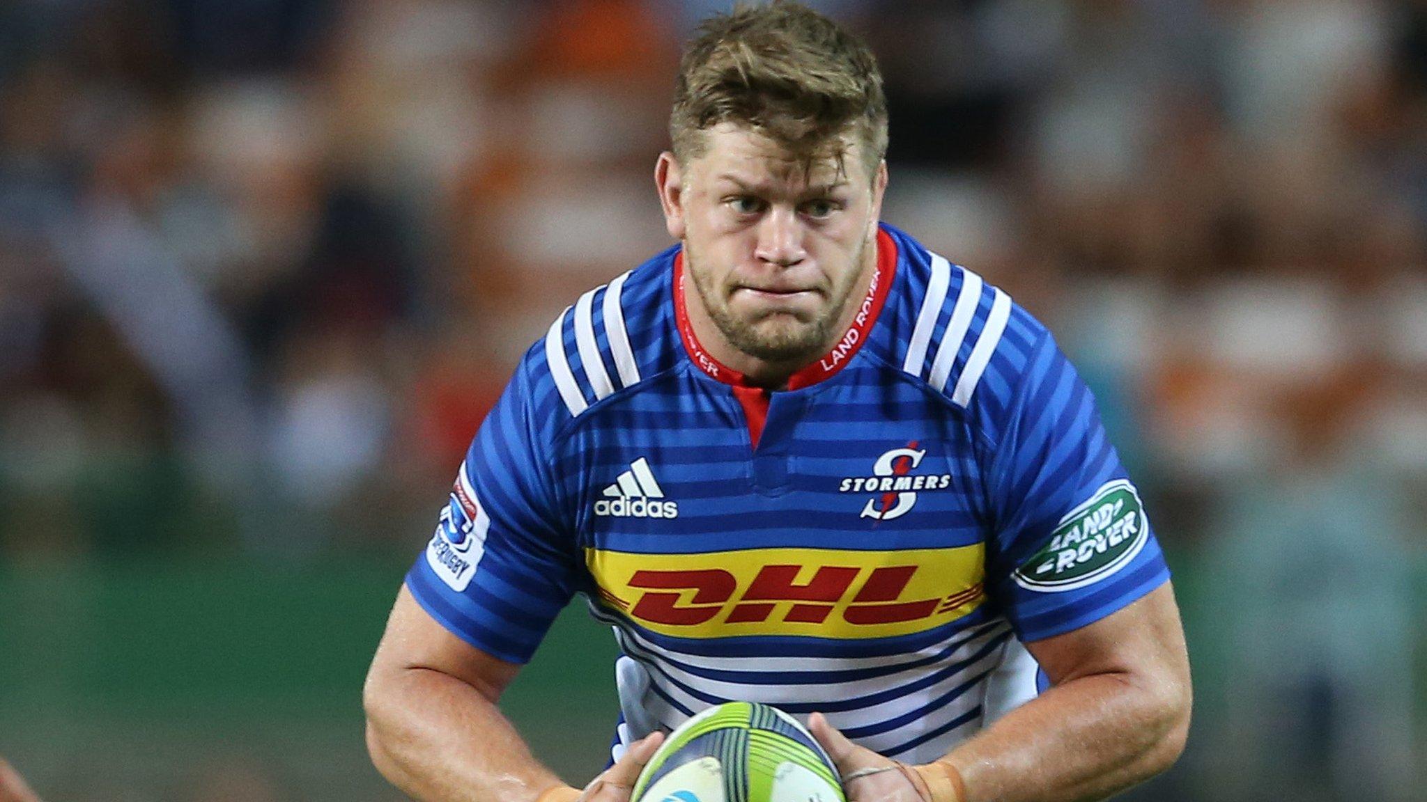 Oli Kebble carries the ball for Stormers in last year's Super Rugby campaign