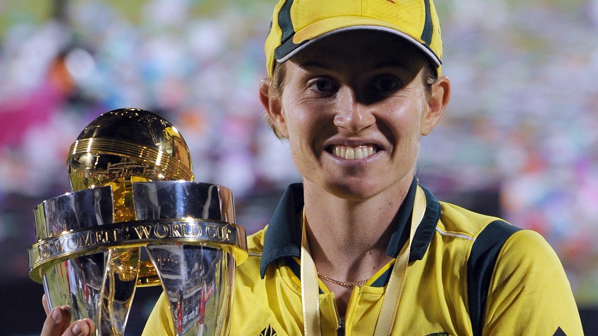 Australia celebrate winning World Cup in 2013